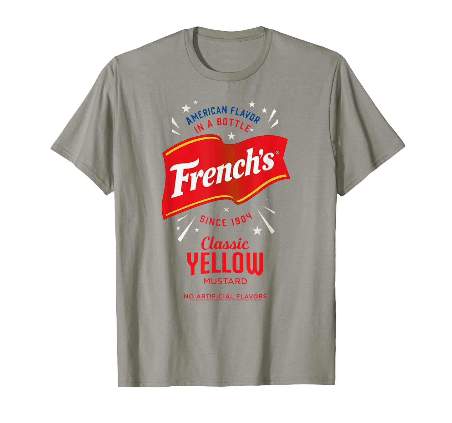 French's Classic Yellow Mustard Label Foodie Costume T-Shirt