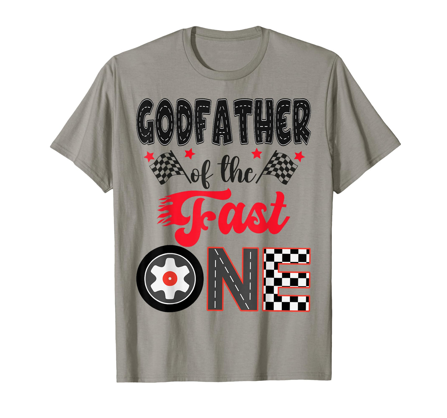 GodFather Of The Fast One Car Racing Dad 1St Birthday Boy T-Shirt