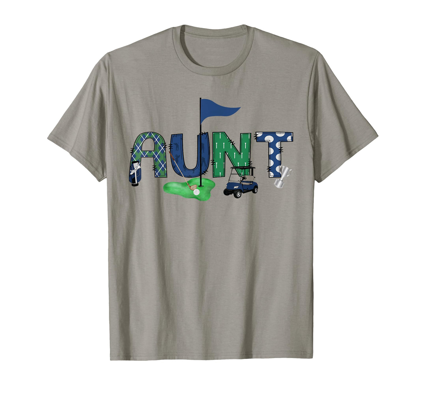 Aunt Of The Birthday Boy Hole in One Golf Sport Matching T-Shirt
