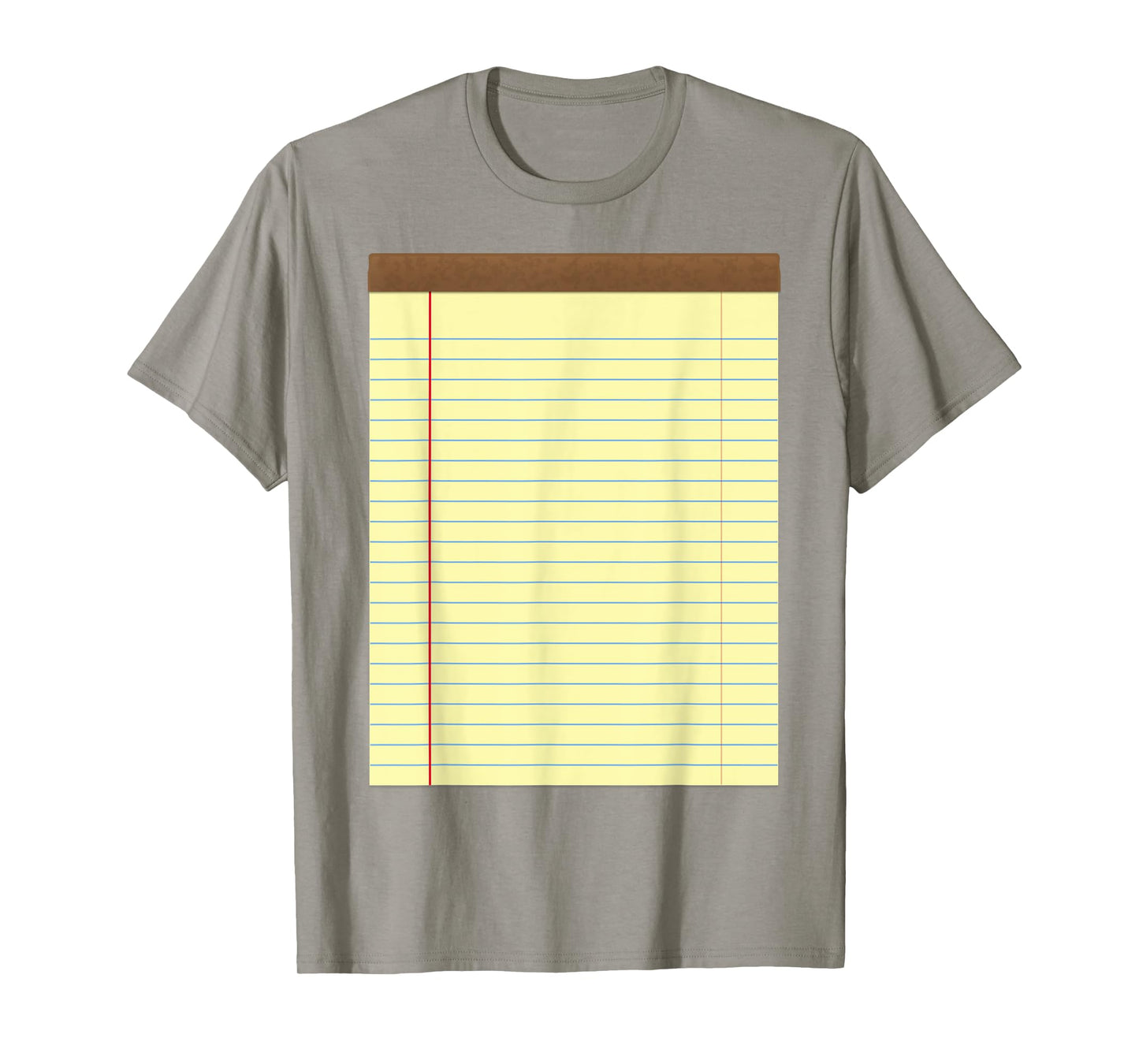 Yellow Pad Lined Notebook Couple Group Halloween Costume T-Shirt
