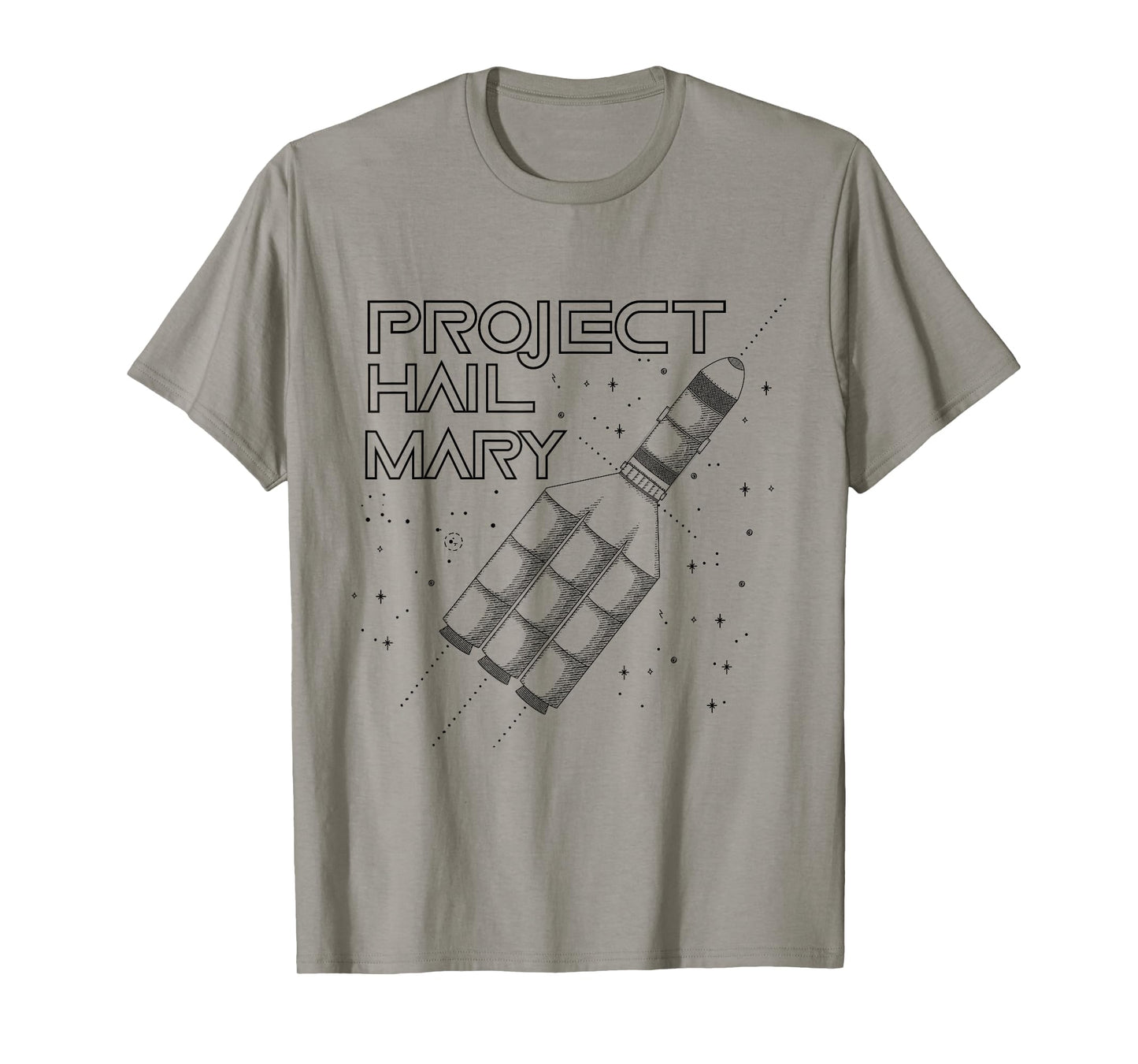 Project Hail Mary Space Rocket Ship T-Shirt