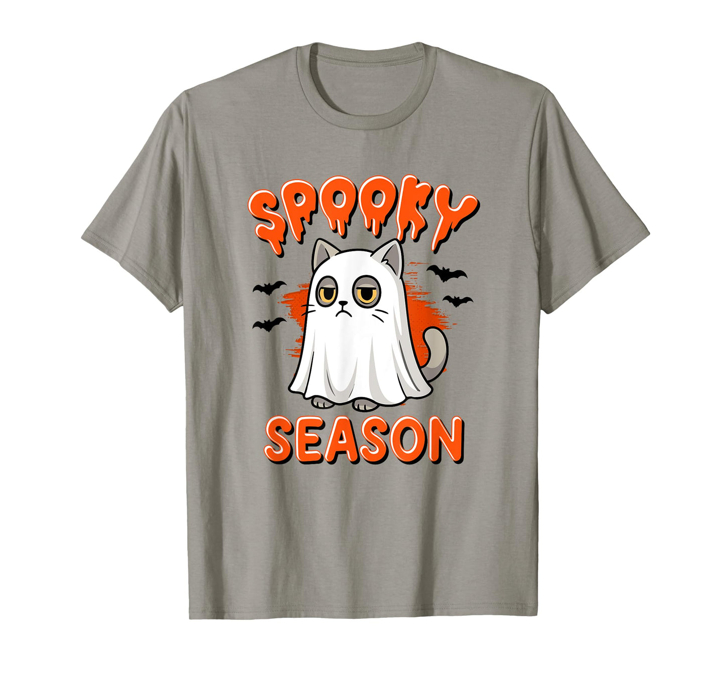 Spooky Cat Ghost Costume Halloween T-Shirt