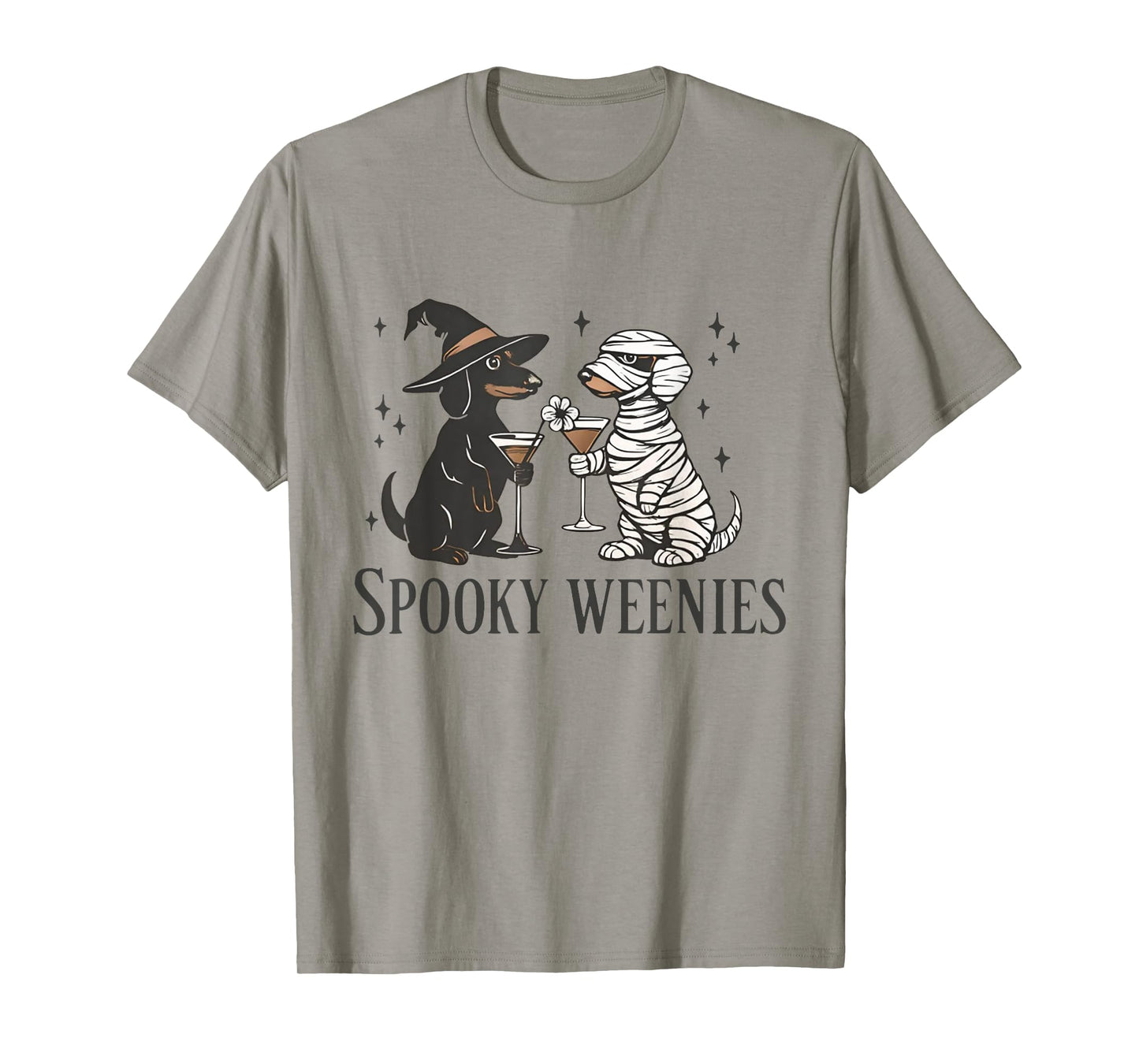 Retro Spooky Weenies Halloween Dachshund Spooky Season T-Shirt