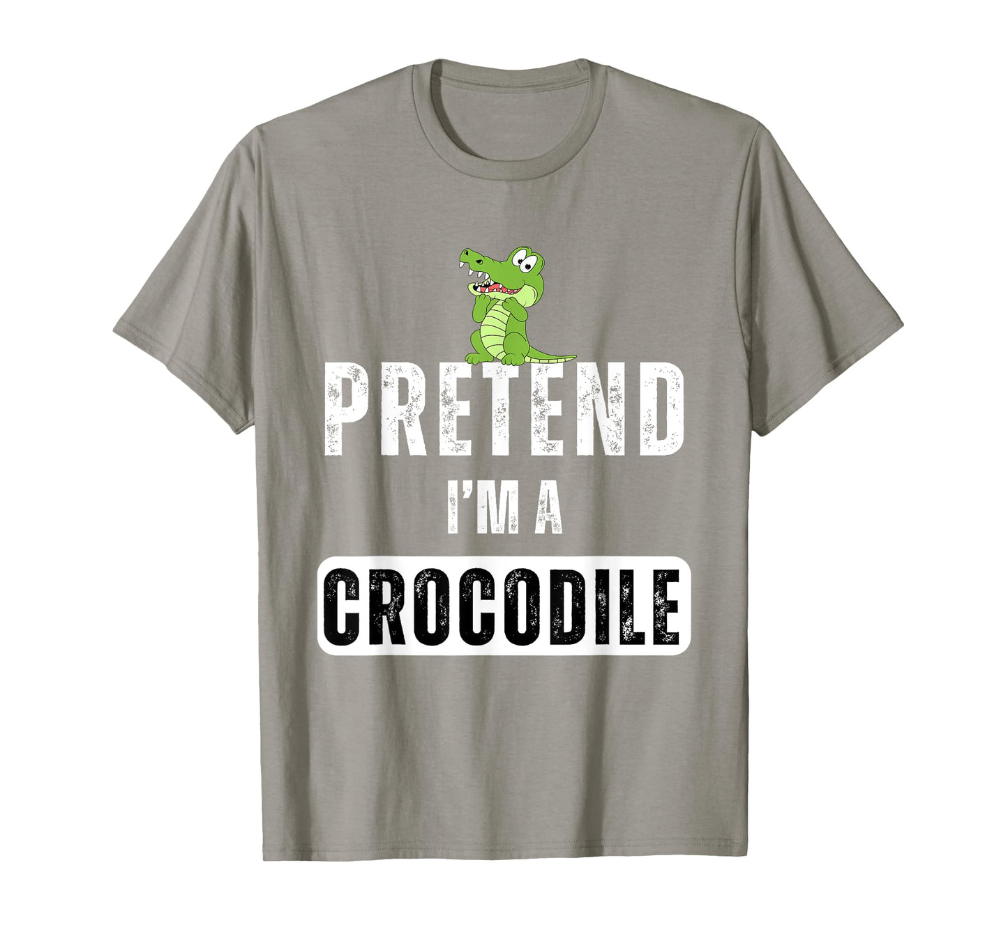 Pretend I'm a Crocodile Lazy Halloween Easy Costume T-Shirt