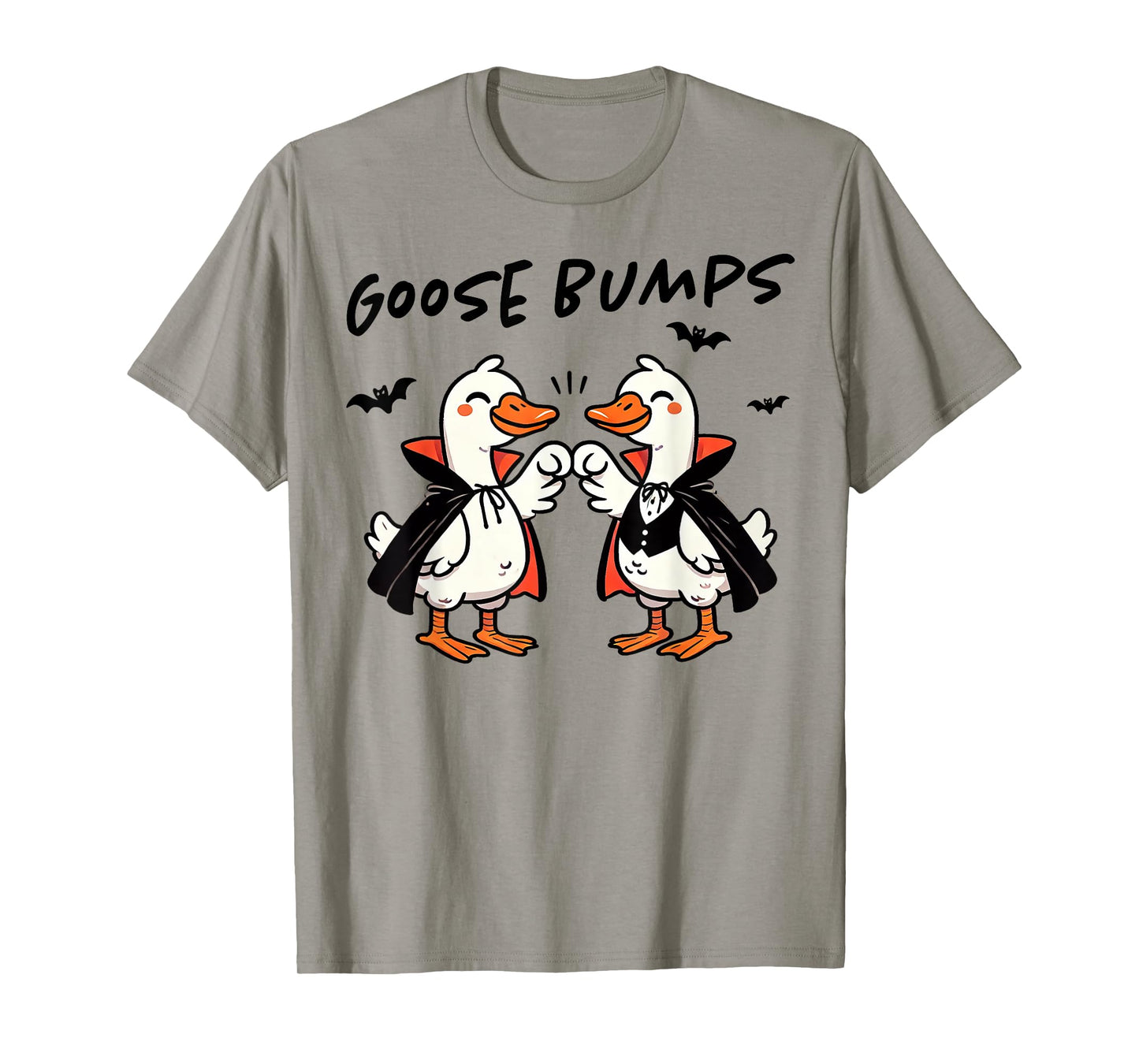 Cute Goose Bumps Animals Pun Witch Bats Halloween Lover Kids T-Shirt
