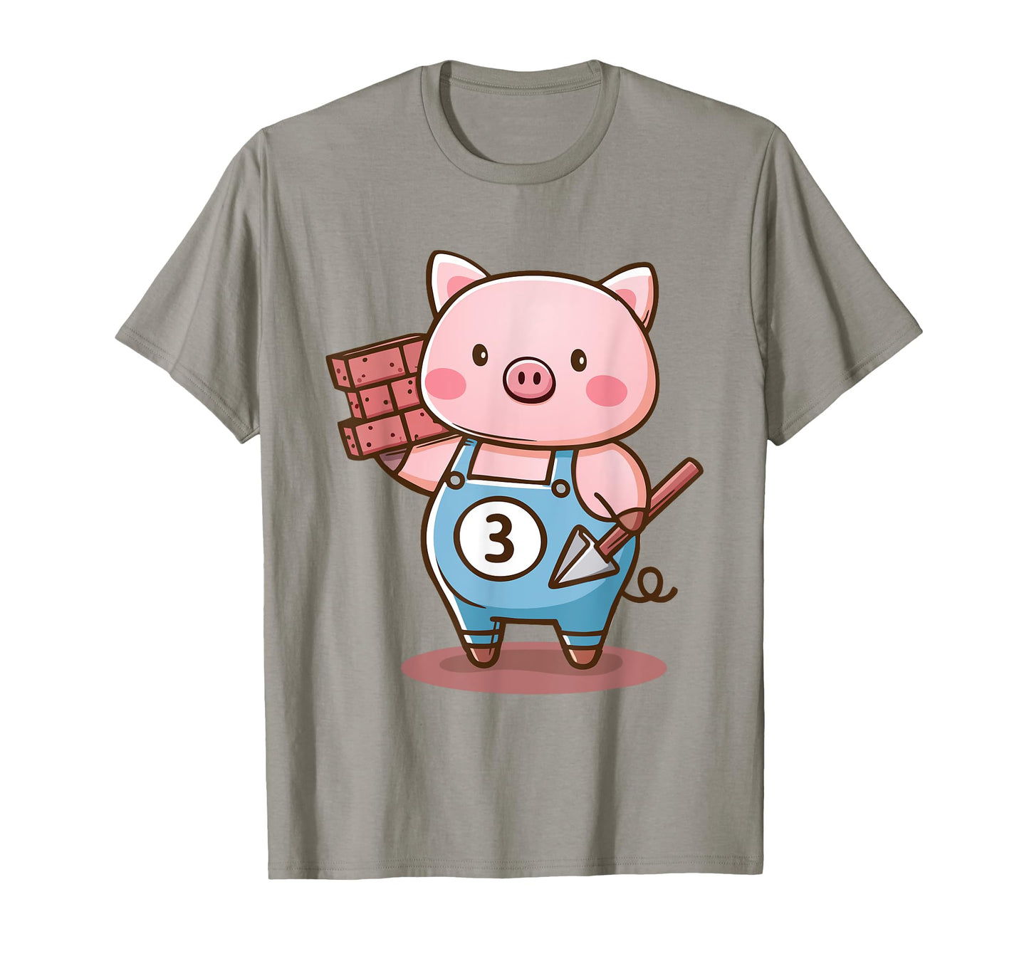 Three Little Pigs Pig 3 Costume Girls Boys Adults T-Shirt