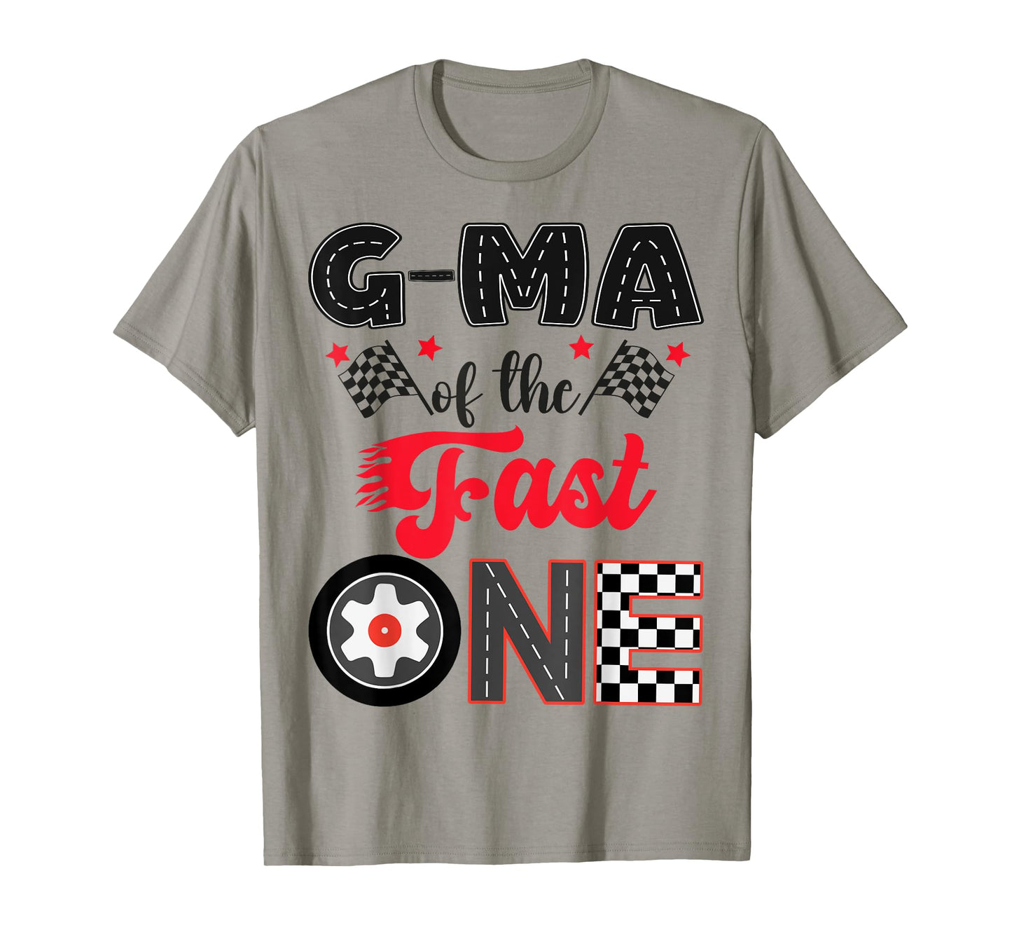 G-Ma Of The Fast One Car Racing Dad 1St Birthday Boy T-Shirt