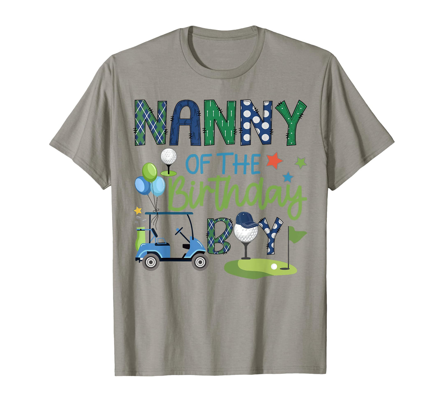 Nanny Of The Birthday Boy Hole in One Golf Sport T-Shirt