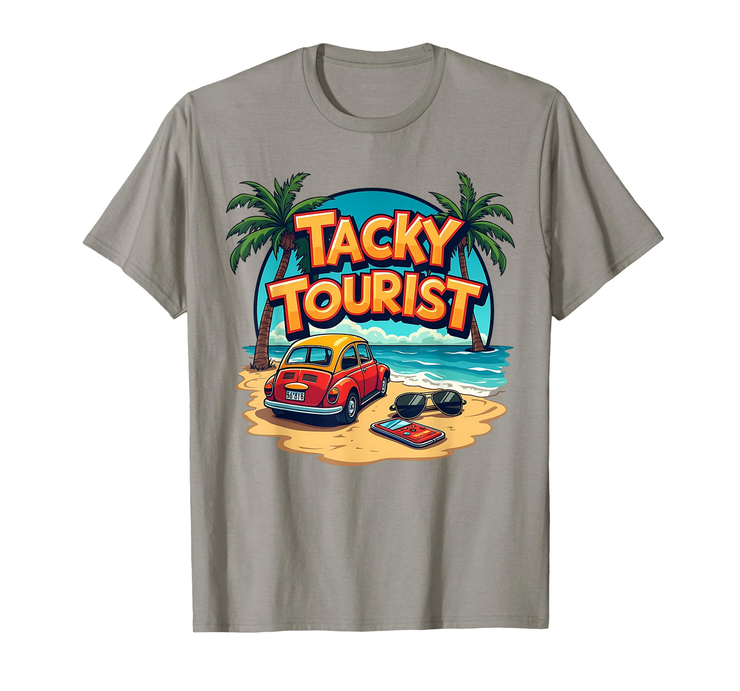 Vacay Tacky Tourist Outfit Wacky Cruise Costume Idea Tacky T-Shirt