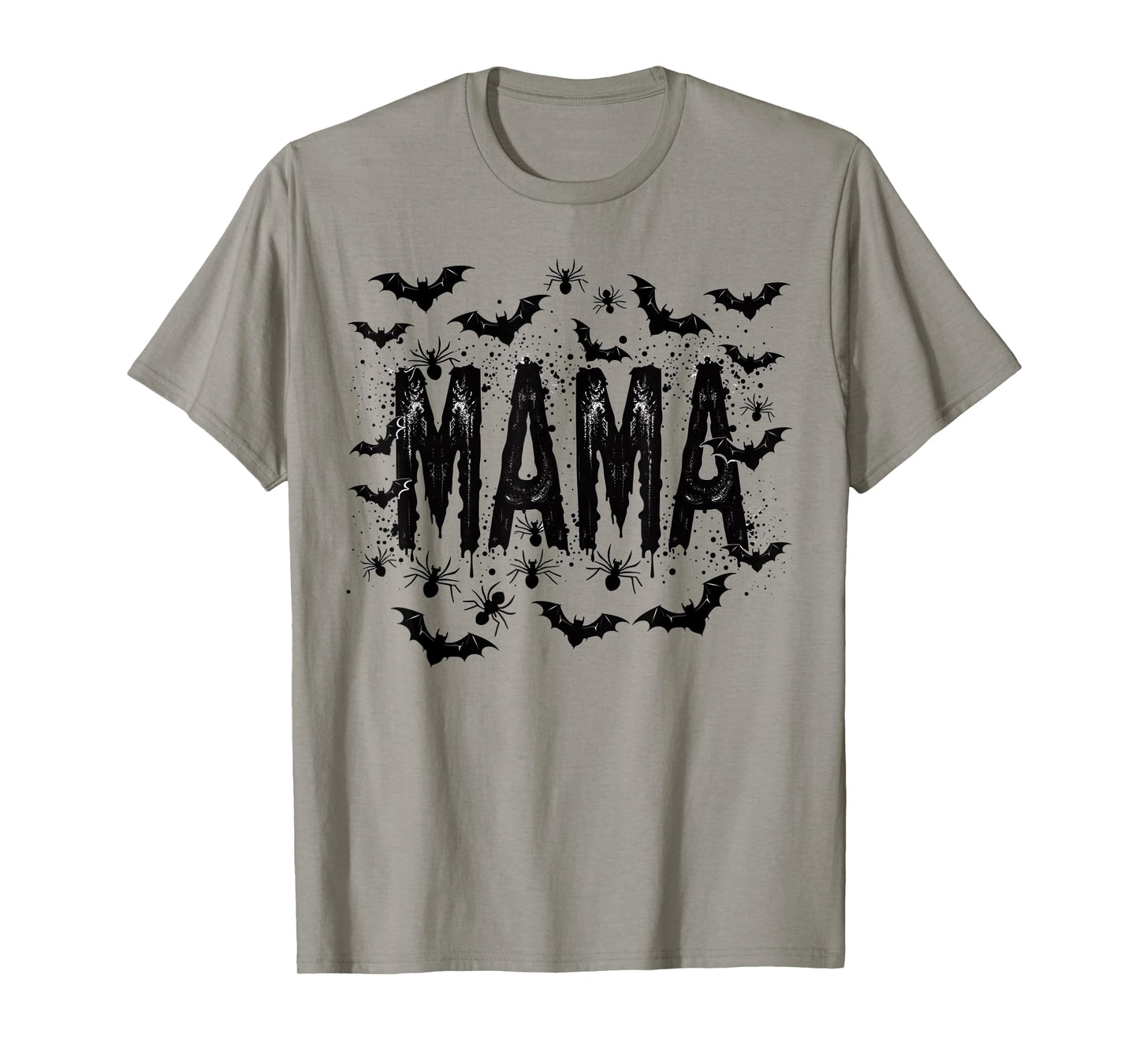 Scary Funny Halloween Mom Bats Spiders Mother Halloween Mama T-Shirt
