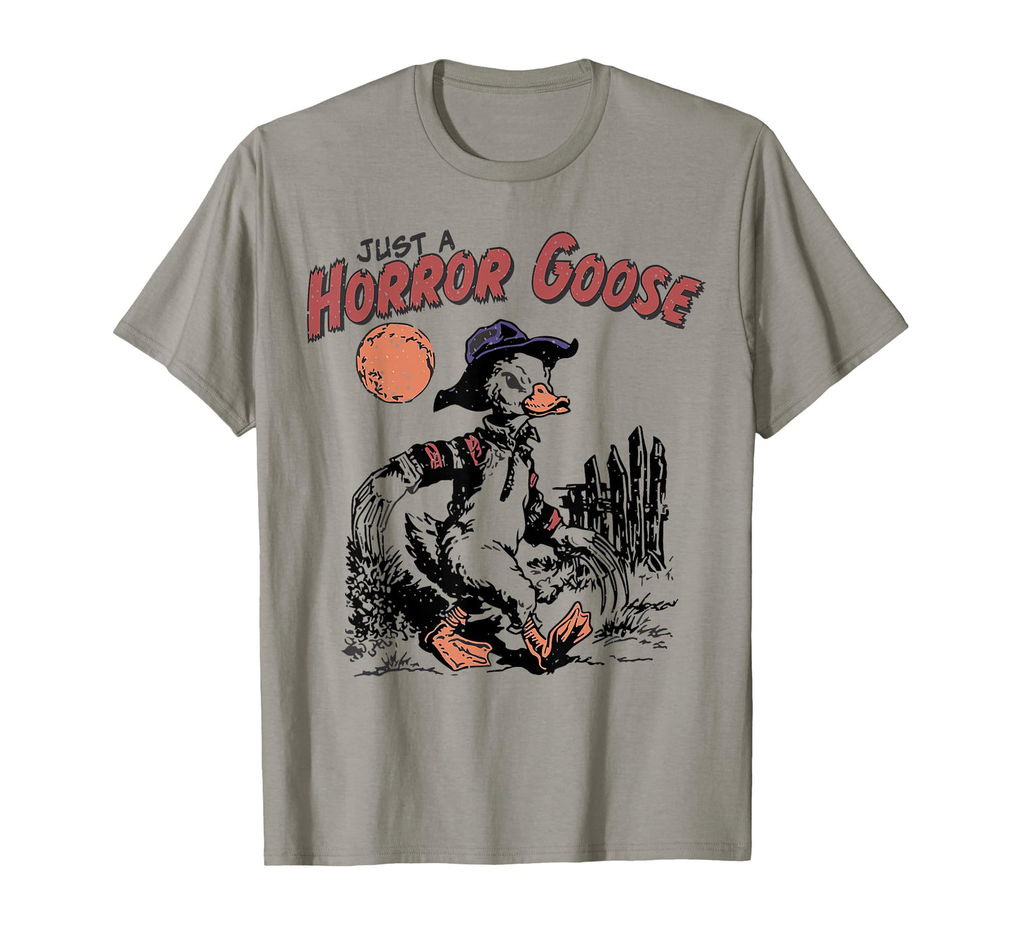 Funny Horror Goose Costume for Halloween Party Lovers T-Shirt