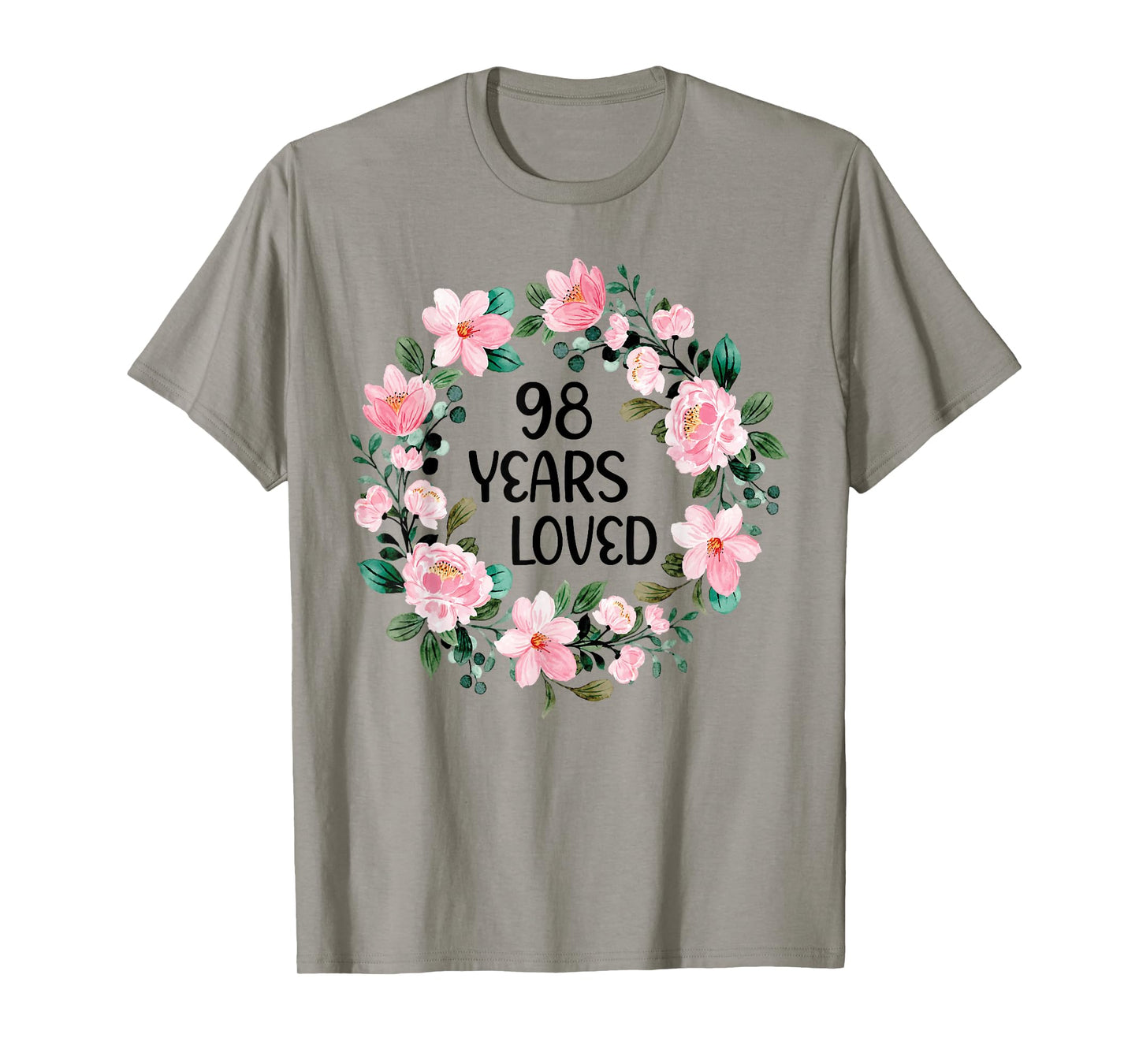 98 Years Loved Women Men 98 Years Old Cool 98th Birthday T-Shirt