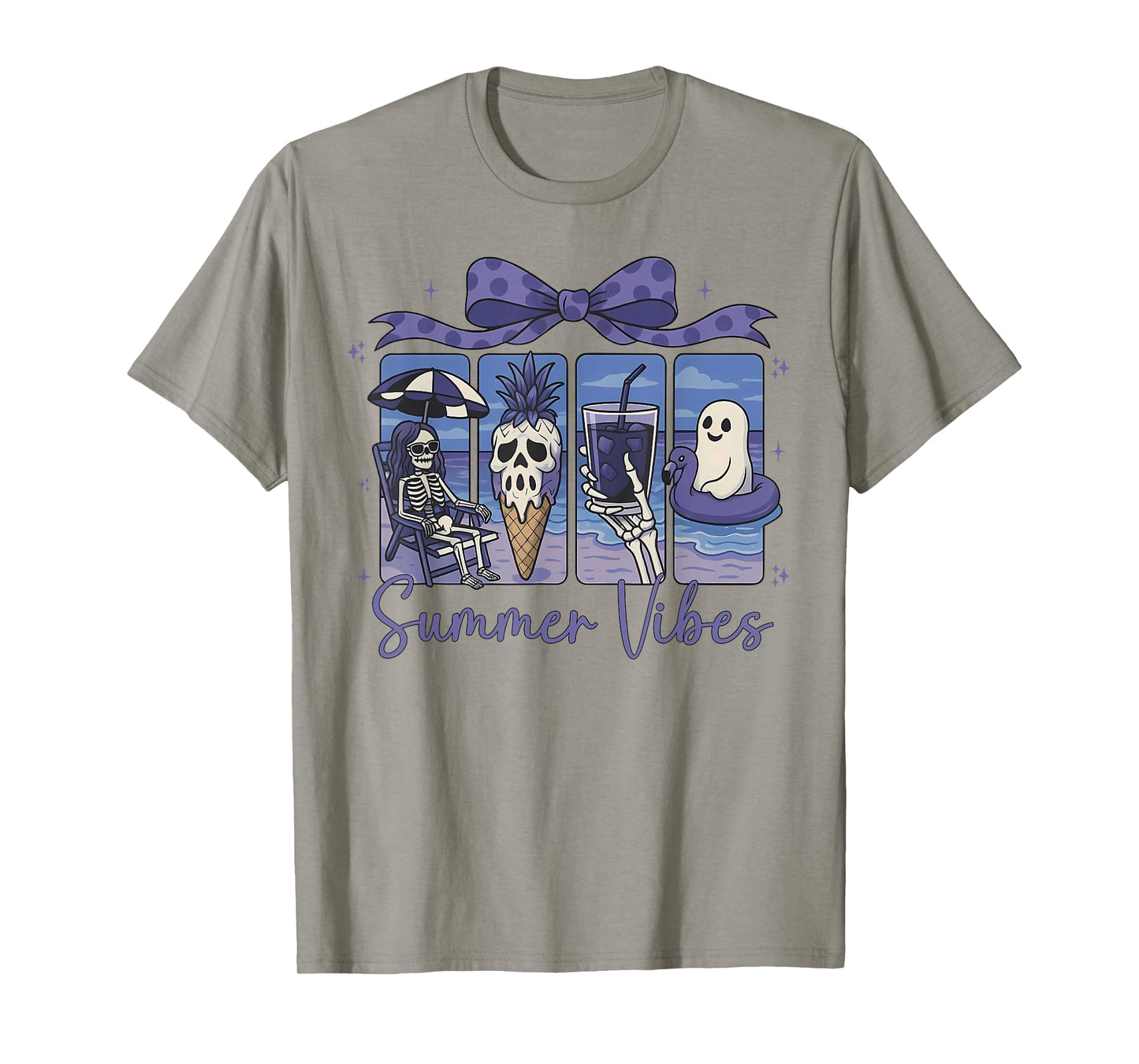 Summer Vibes Summerween Ghost Summer Halloween T-Shirt
