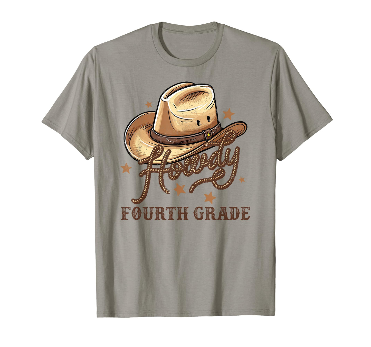 4th Grade Teacher Rodeo Country Western Howdy Fourth Grade T-Shirt