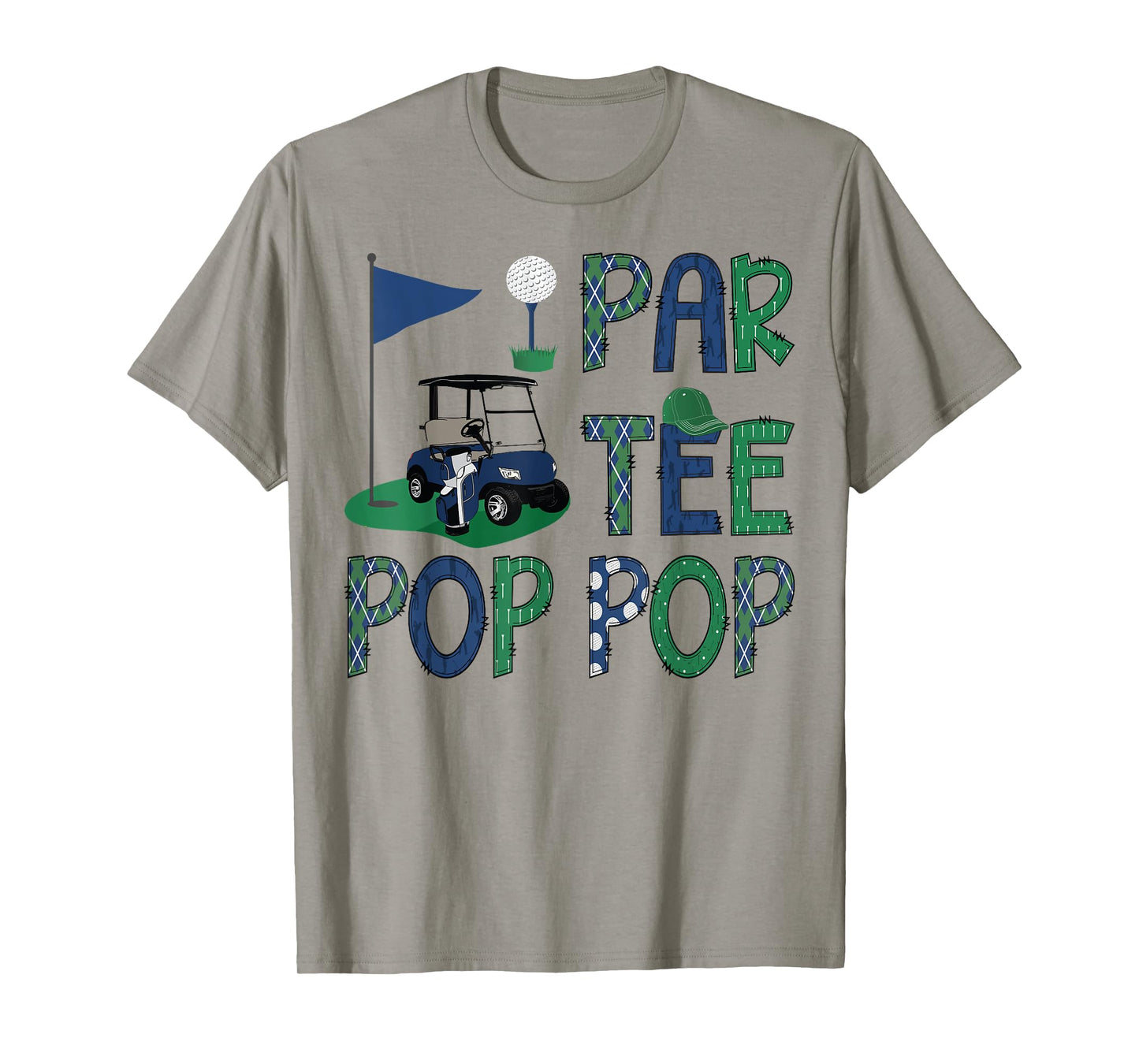 Par-Tee Pop Pop Golf Lover Birthday Party Family Matching T-Shirt