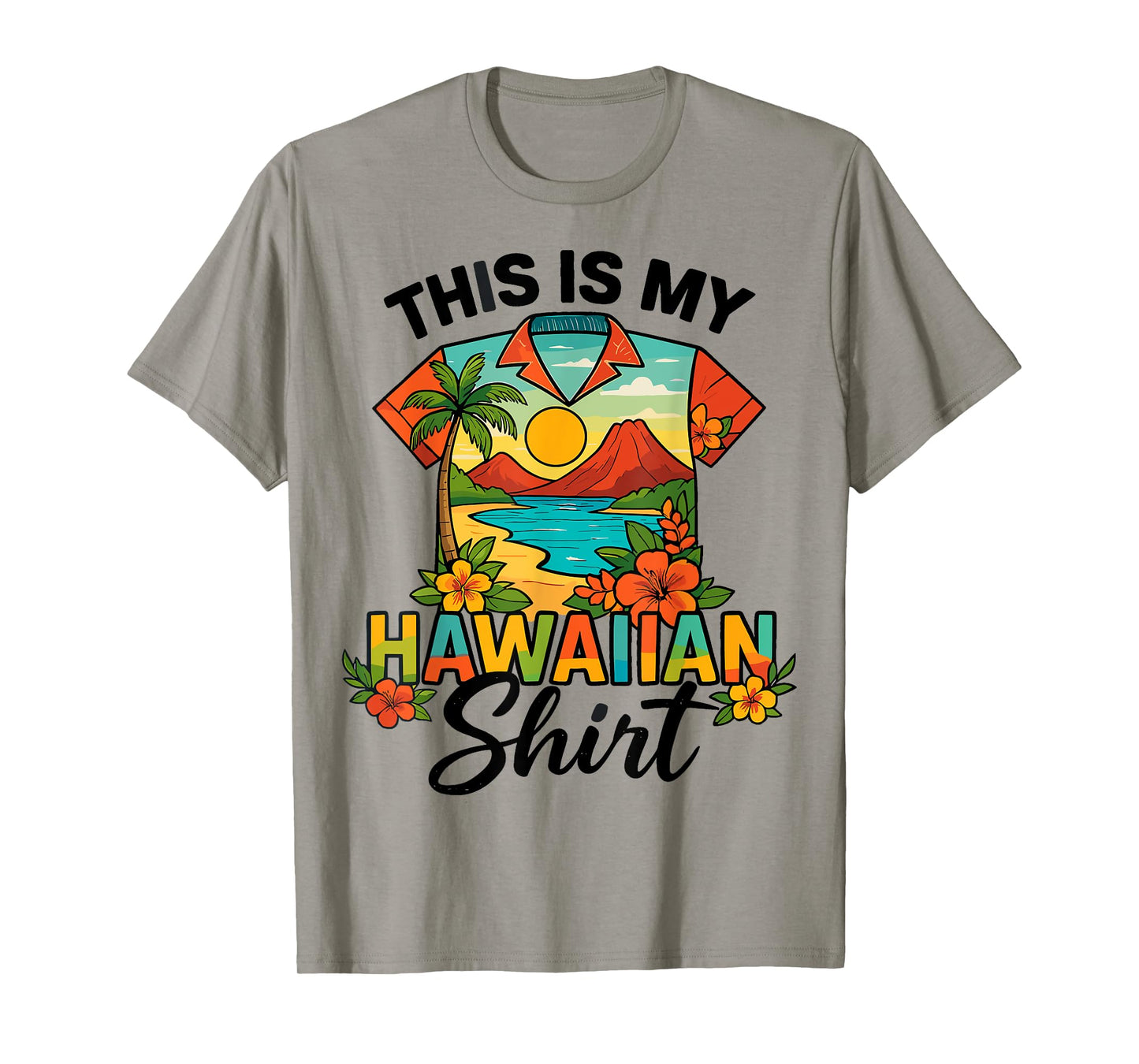 Tropical Luau Costume Party Hawaii This Is My Hawaiian T-Shirt