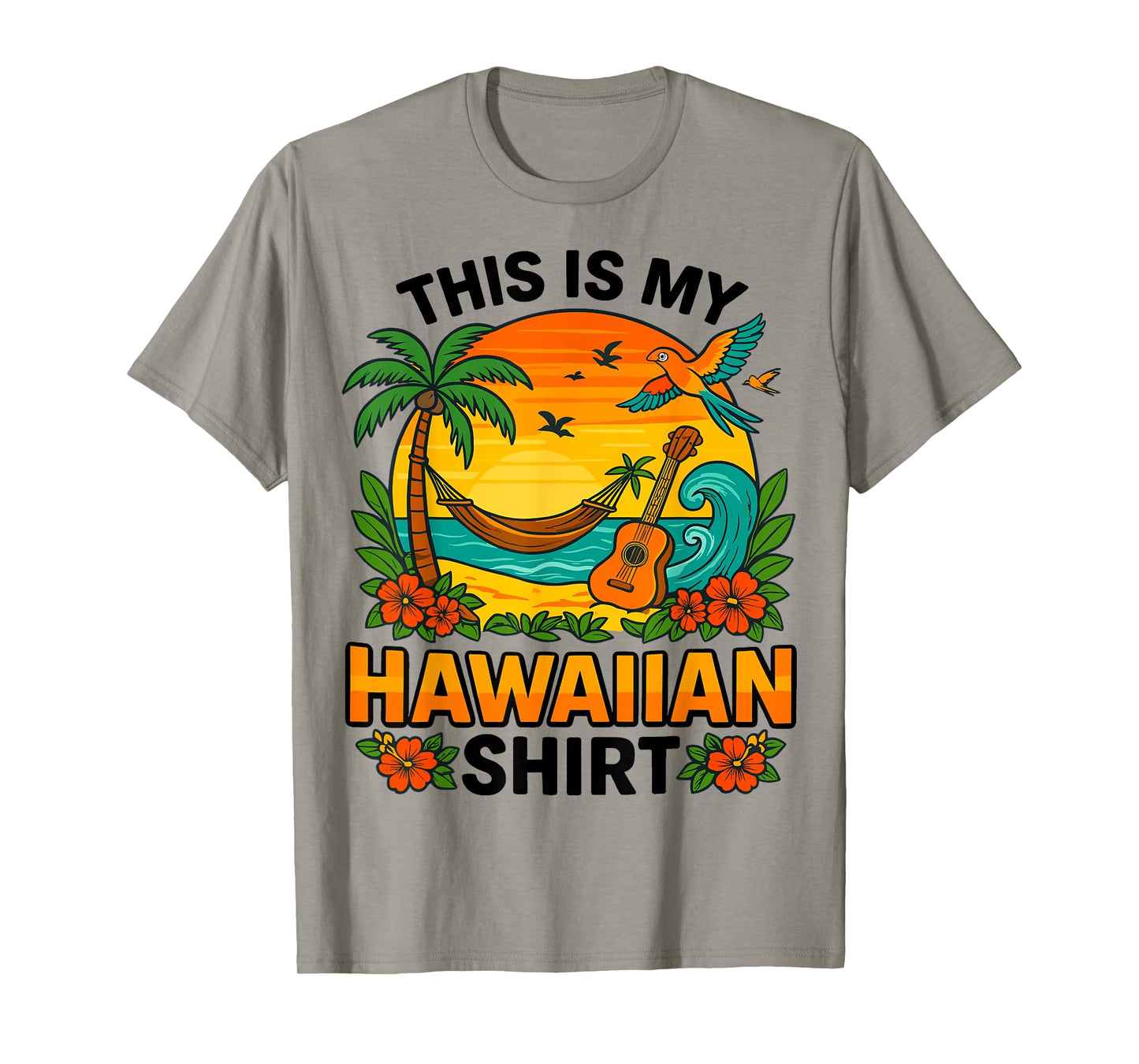 Tropical Luau Costume Party Hawaii This Is My Hawaiian T-Shirt