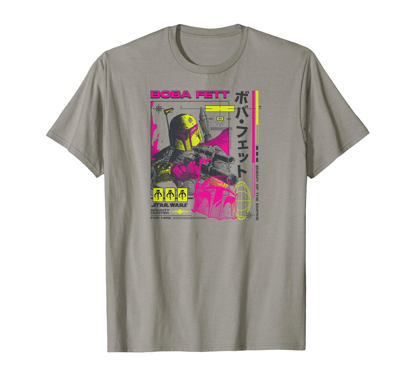 Star Wars - Boba Fett Katakana T-Shirt