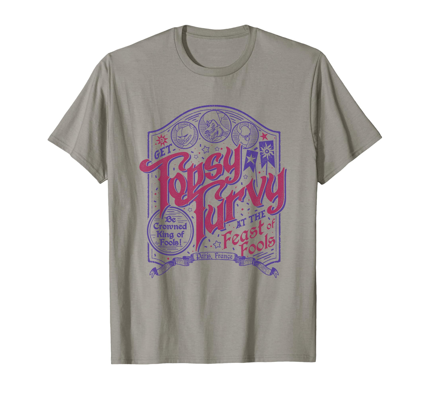 Disney The Hunchback Of Notre Dame Feast Of Fools Big Poster T-Shirt