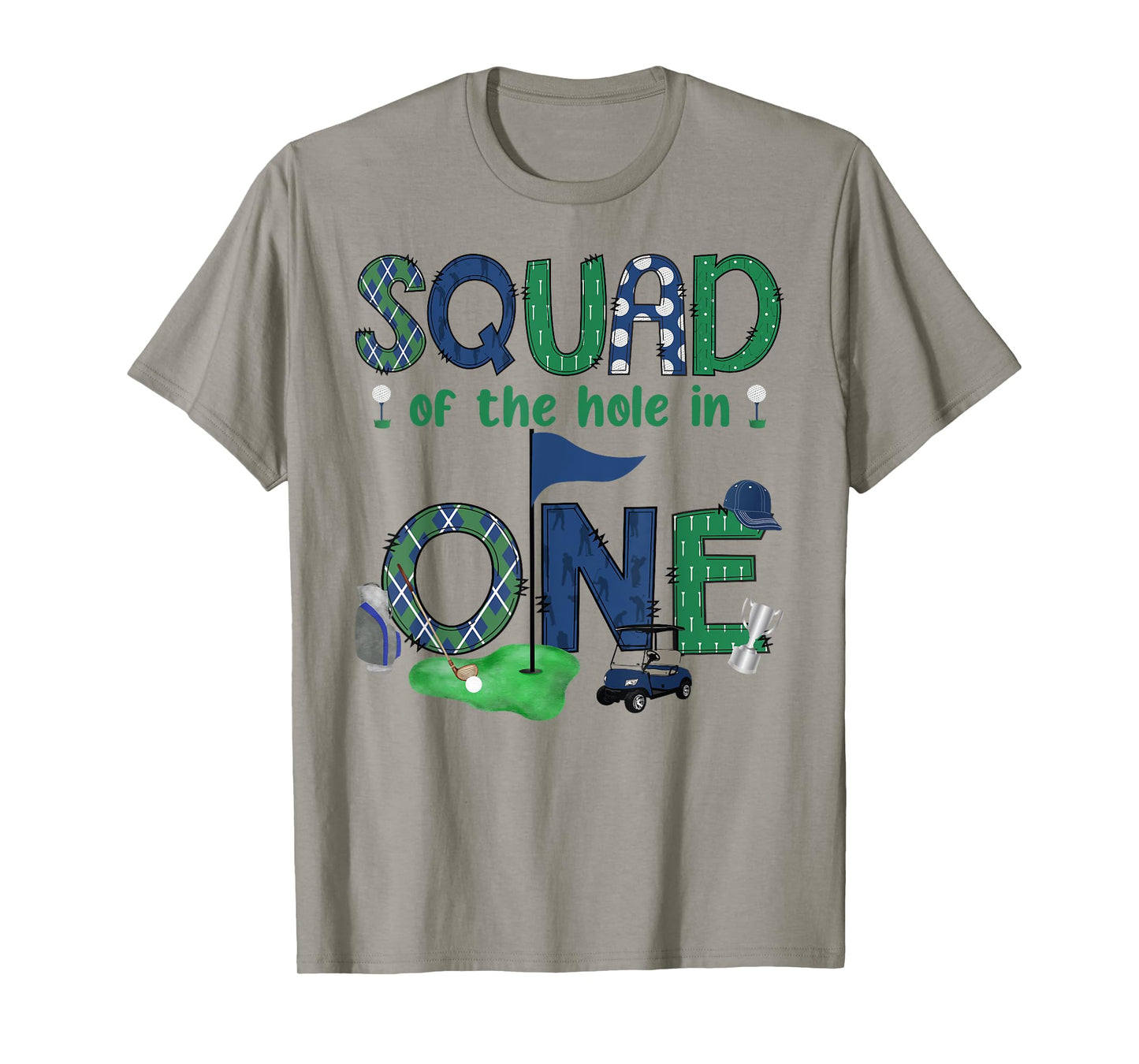 Squad Of The Hole In One 1St Birthday Boy Golf Lover T-Shirt
