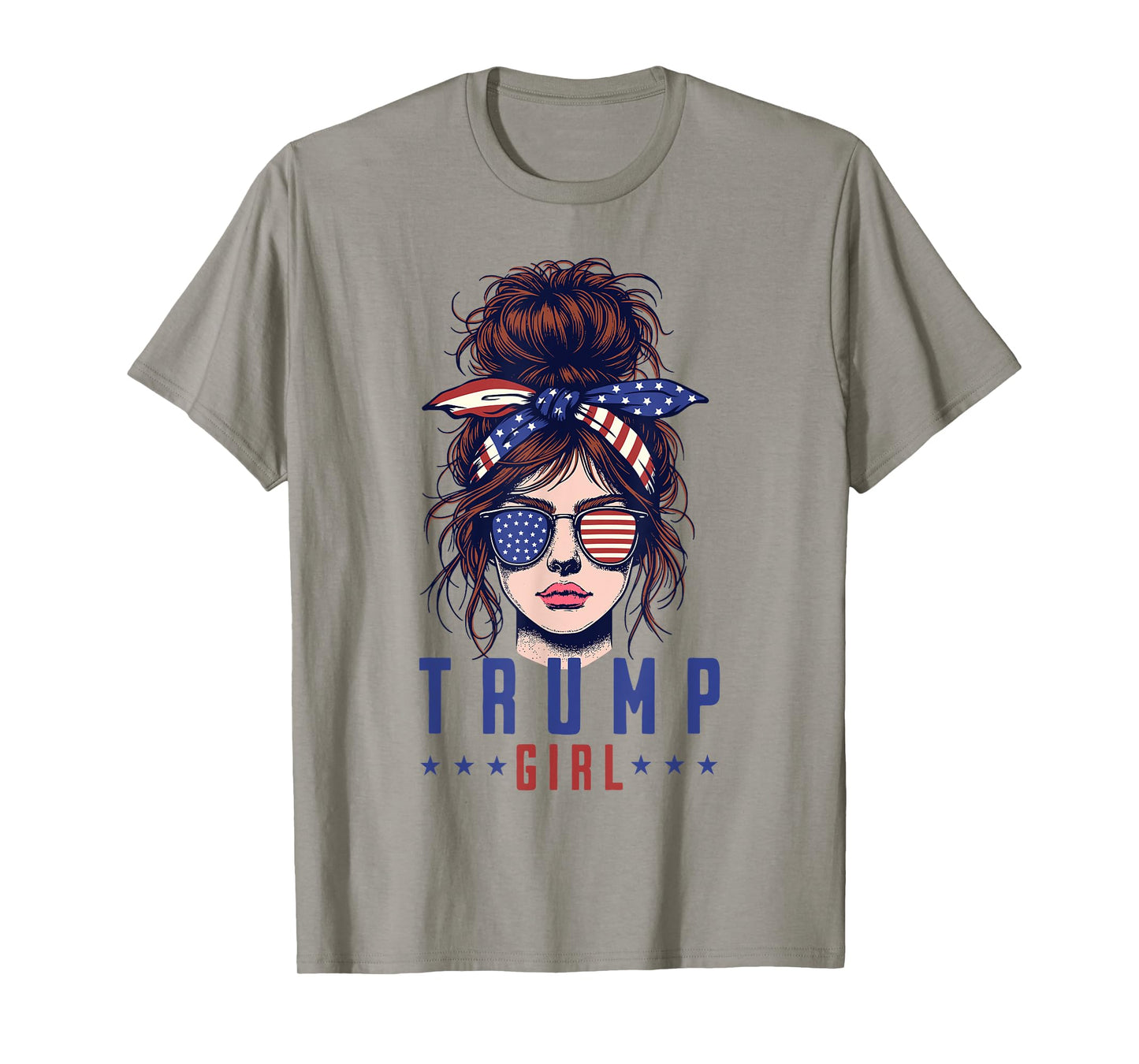 Women Yes I'm A Trump Girl Get Over It Trump 2024 Election T-Shirt