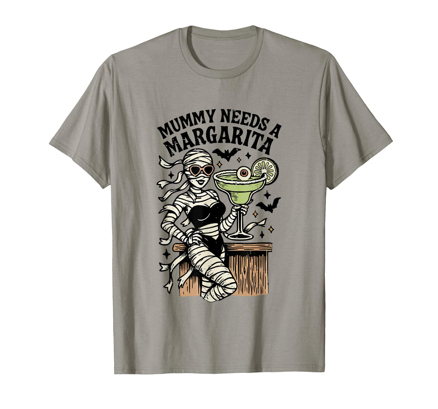 Mummy Needs A Margarita Summer Girly Summerween Halloween T-Shirt