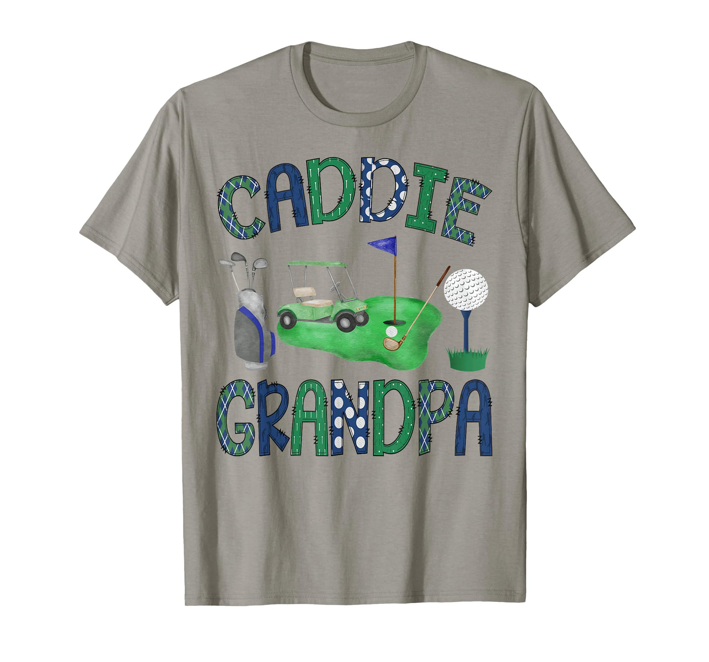 Caddie Grandpa Hole in One Birthday Golf Lover Party T-Shirt