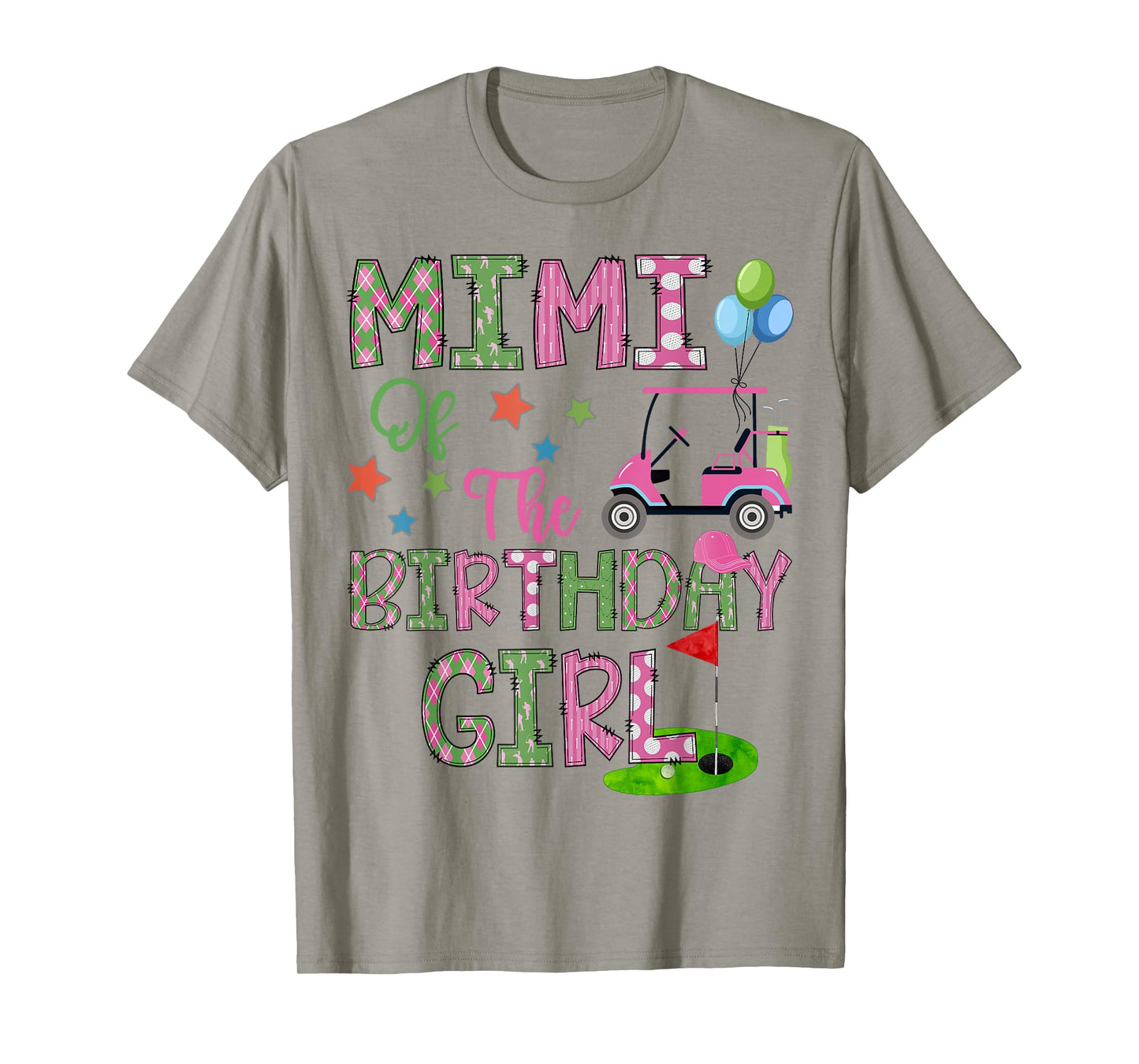 Mimi Of The Birthday Girl Hole In One Golf 1St Bday T-Shirt