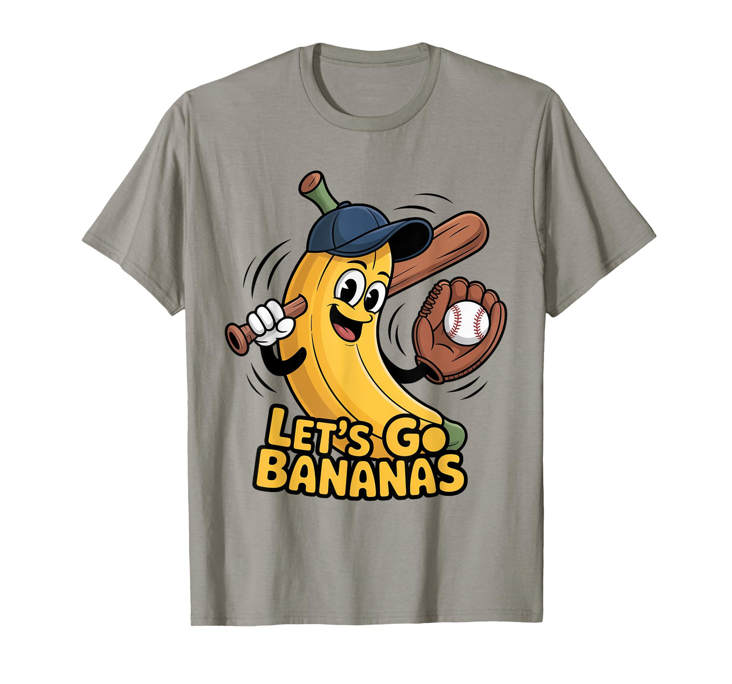 Funny Let's Go Bananas Cute Banana Fruit Lover Game Day Kids T-Shirt