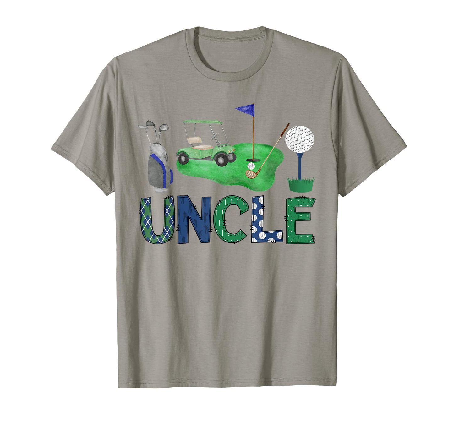 Uncle Of The Birthday Boy Hole in One Golf Sport Matching T-Shirt