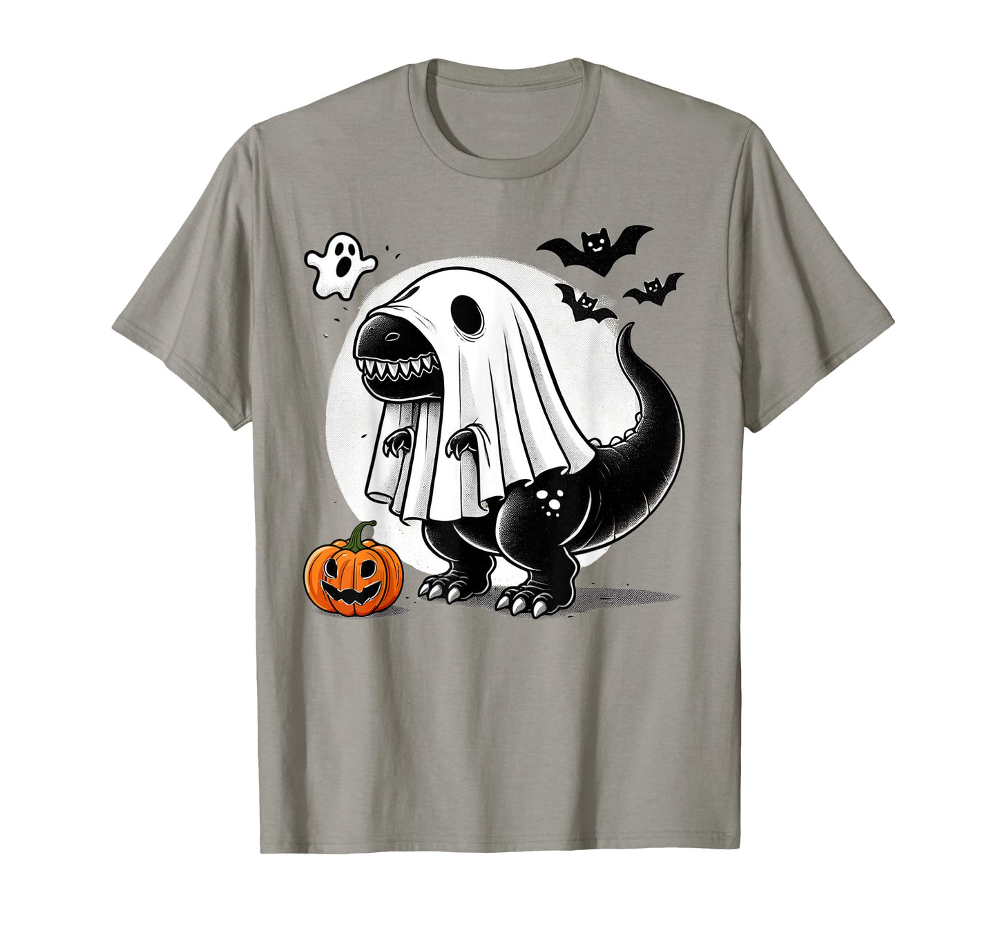 Funny T-Rex Ghost Dinosaur Halloween Costume Tyrannosaurus T-Shirt