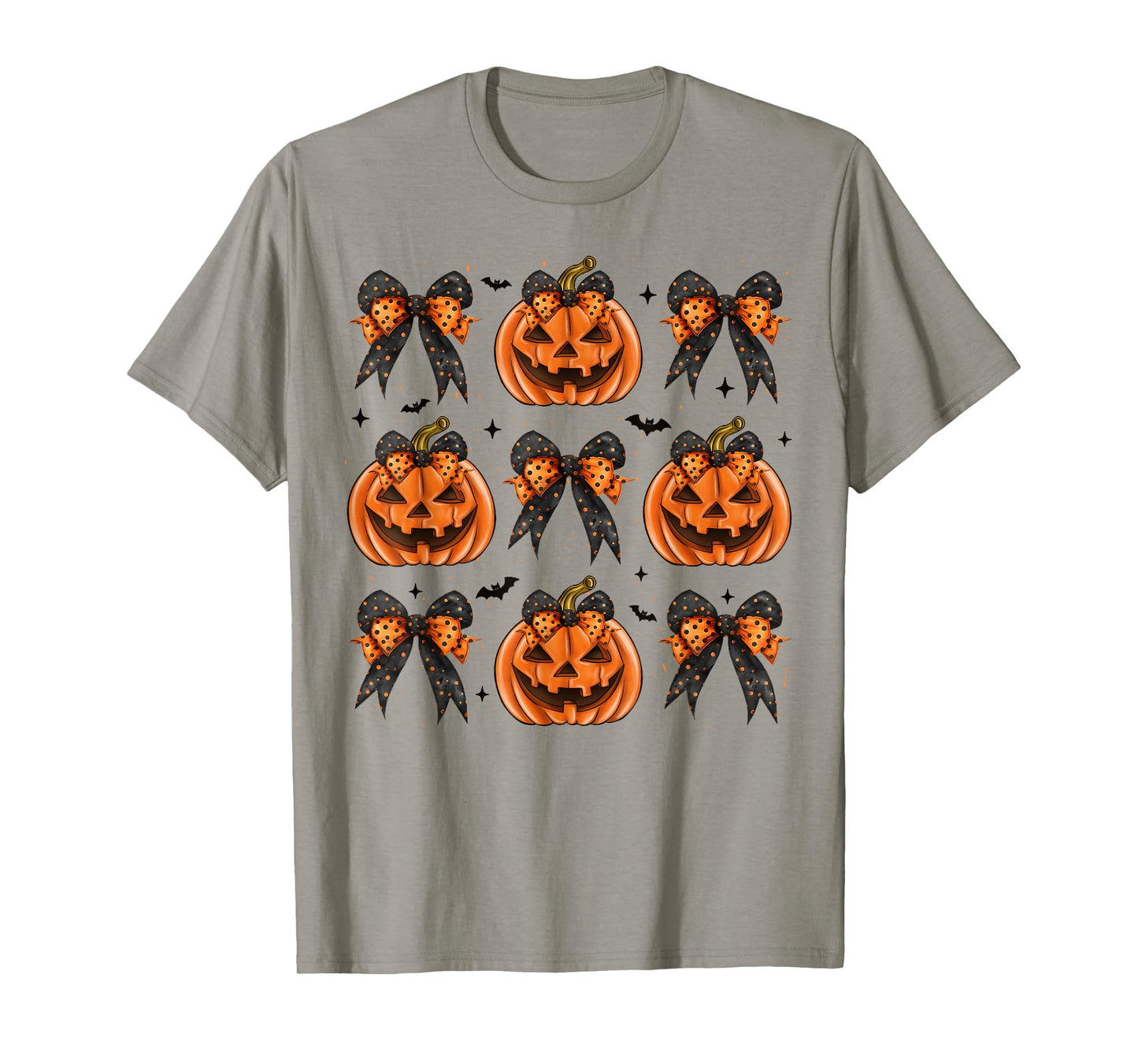 Halloween Coquette Bow Pumpkin Spooky Women Girl Costume T-Shirt