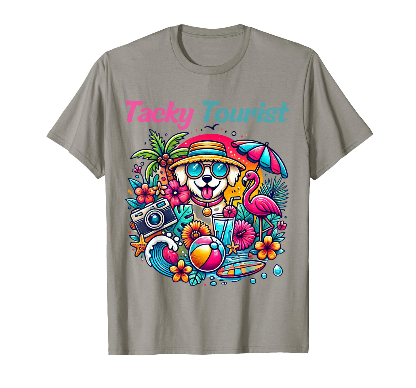Vacay Tacky Tourist Outfit Wacky Cruise Costume Idea Tacky T-Shirt