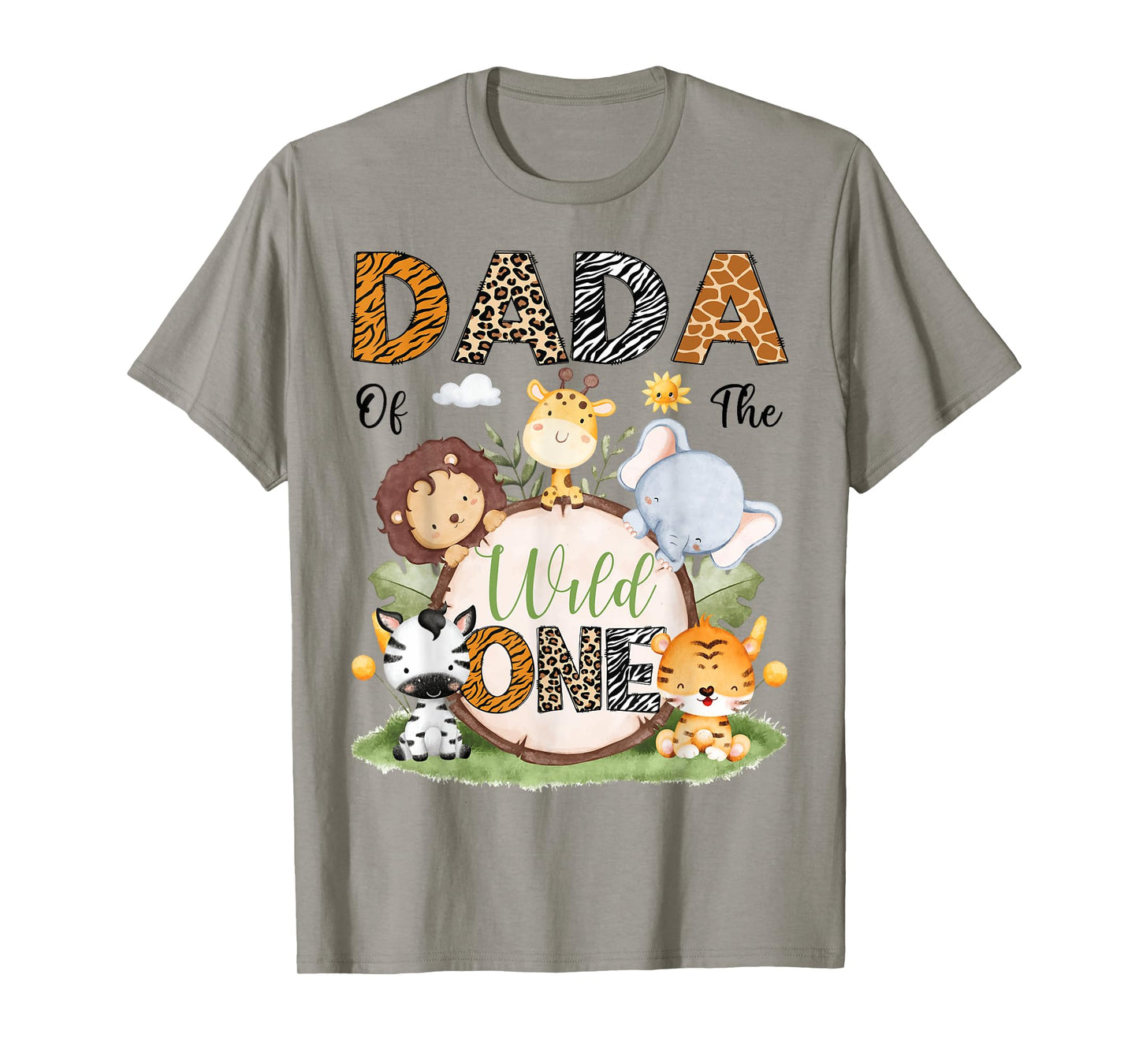 Dada Of The Wild One 1St Birthday Boy Safari Lover T-Shirt