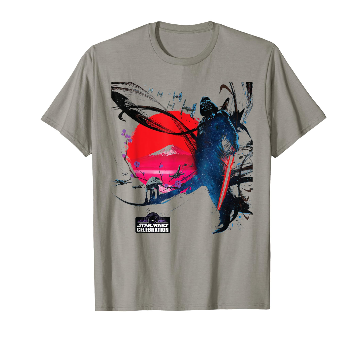 Star Wars Celebration Japan 2025 Key Art Darth Vader & Logo T-Shirt