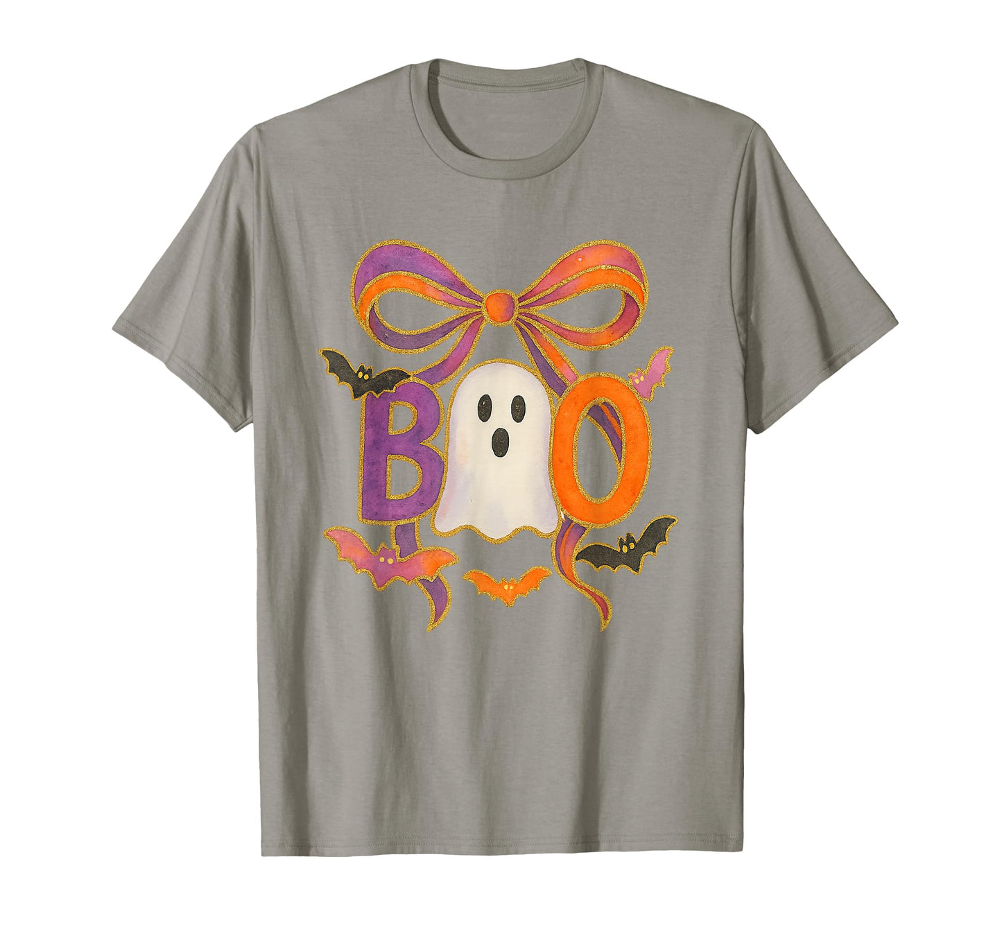 Coquette Boo Cute Ghost Spooky Funny Halloween Men Women Kid T-Shirt