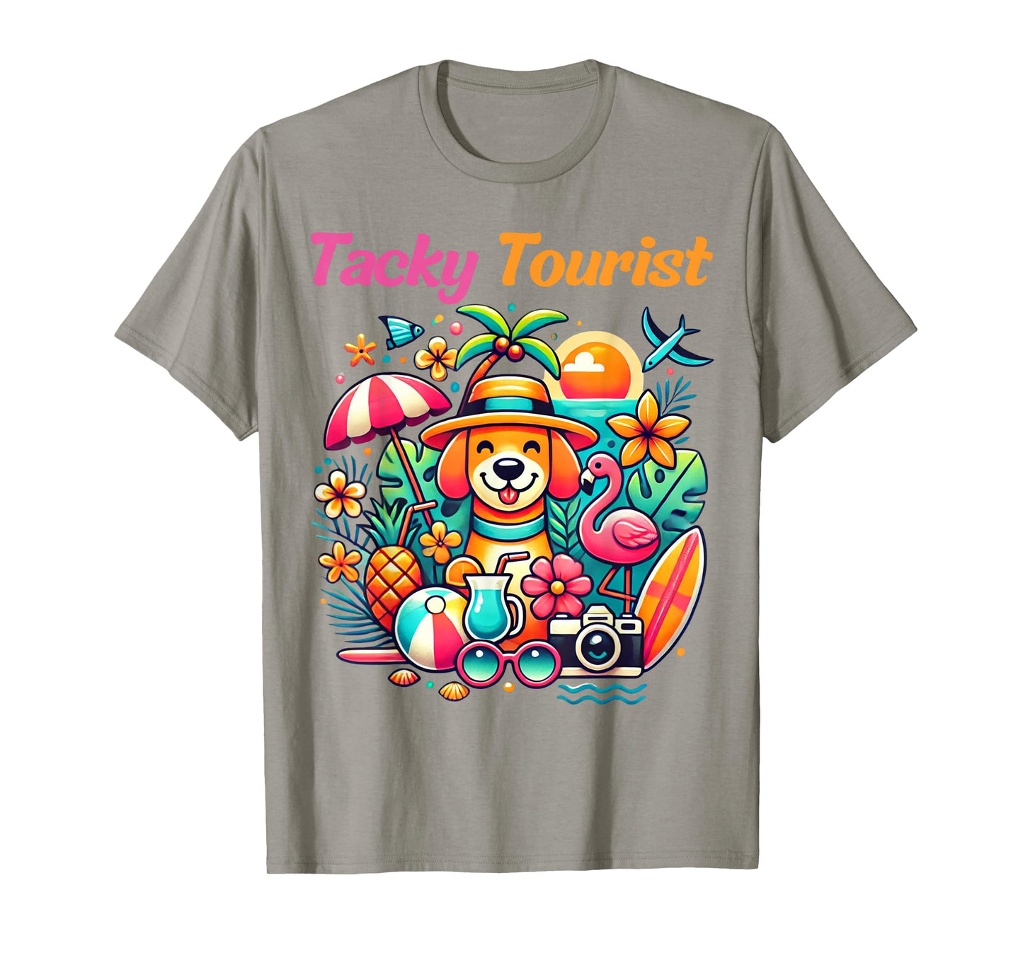 Vacay Tacky Tourist Outfit Wacky Cruise Costume Idea Tacky T-Shirt