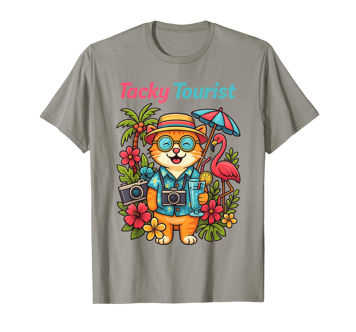 Vacay Tacky Tourist Outfit Wacky Cruise Costume Idea Tacky T-Shirt