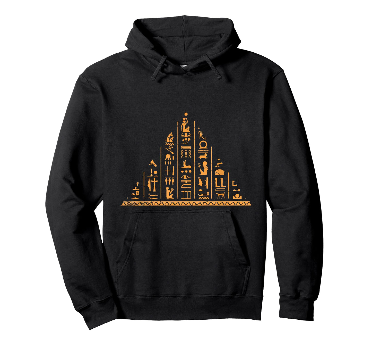 Africa Cairo Tees Egypt Flag Gifts Hieroglyph Egypt T-Shirt Black Unisex-Adults Cotton, Polyester Short Sleeve Crew Neck Classic Fit T-Shirt Small