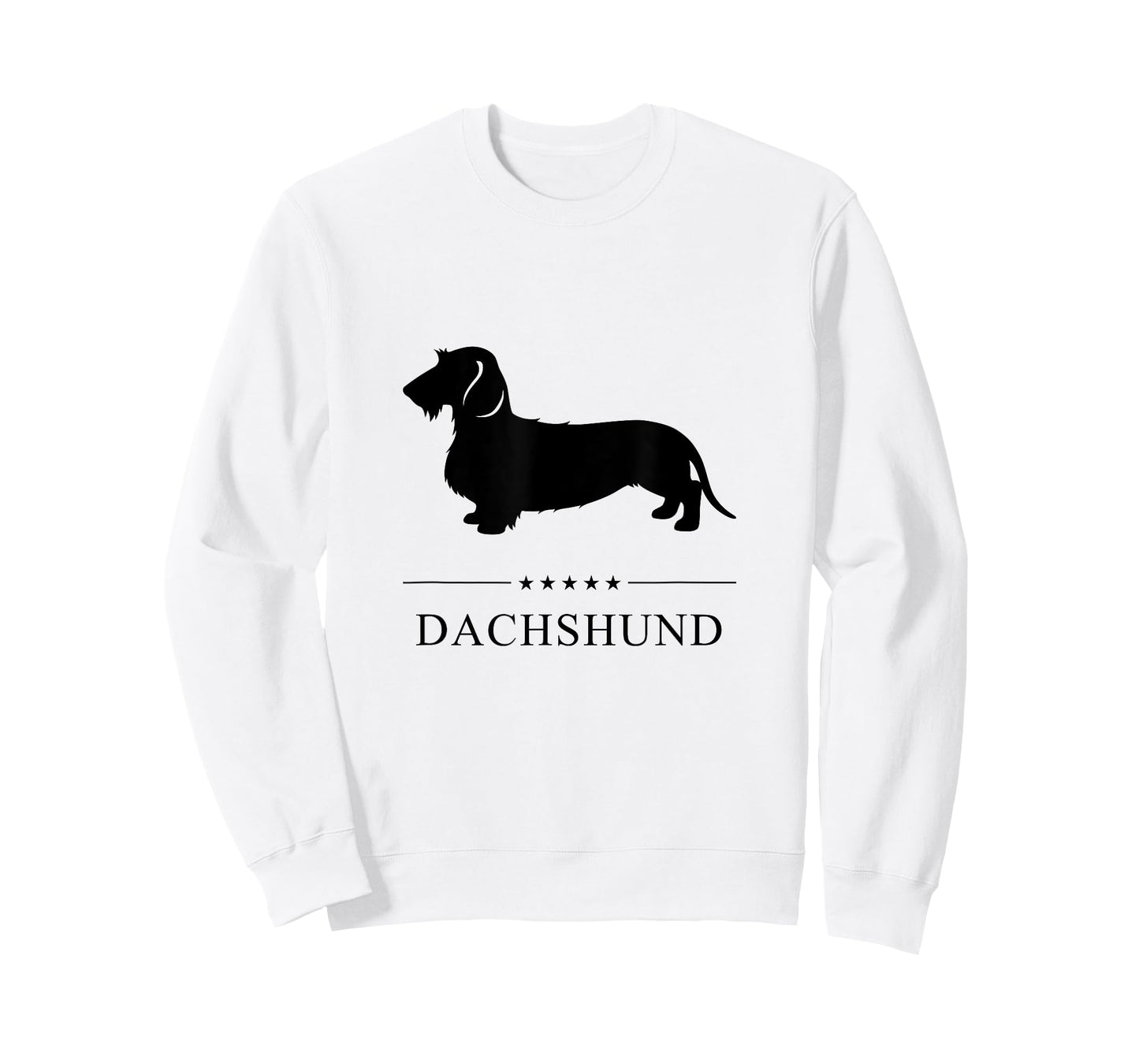 Wirehaired Dachshund Dog Black Silhouette T-Shirt