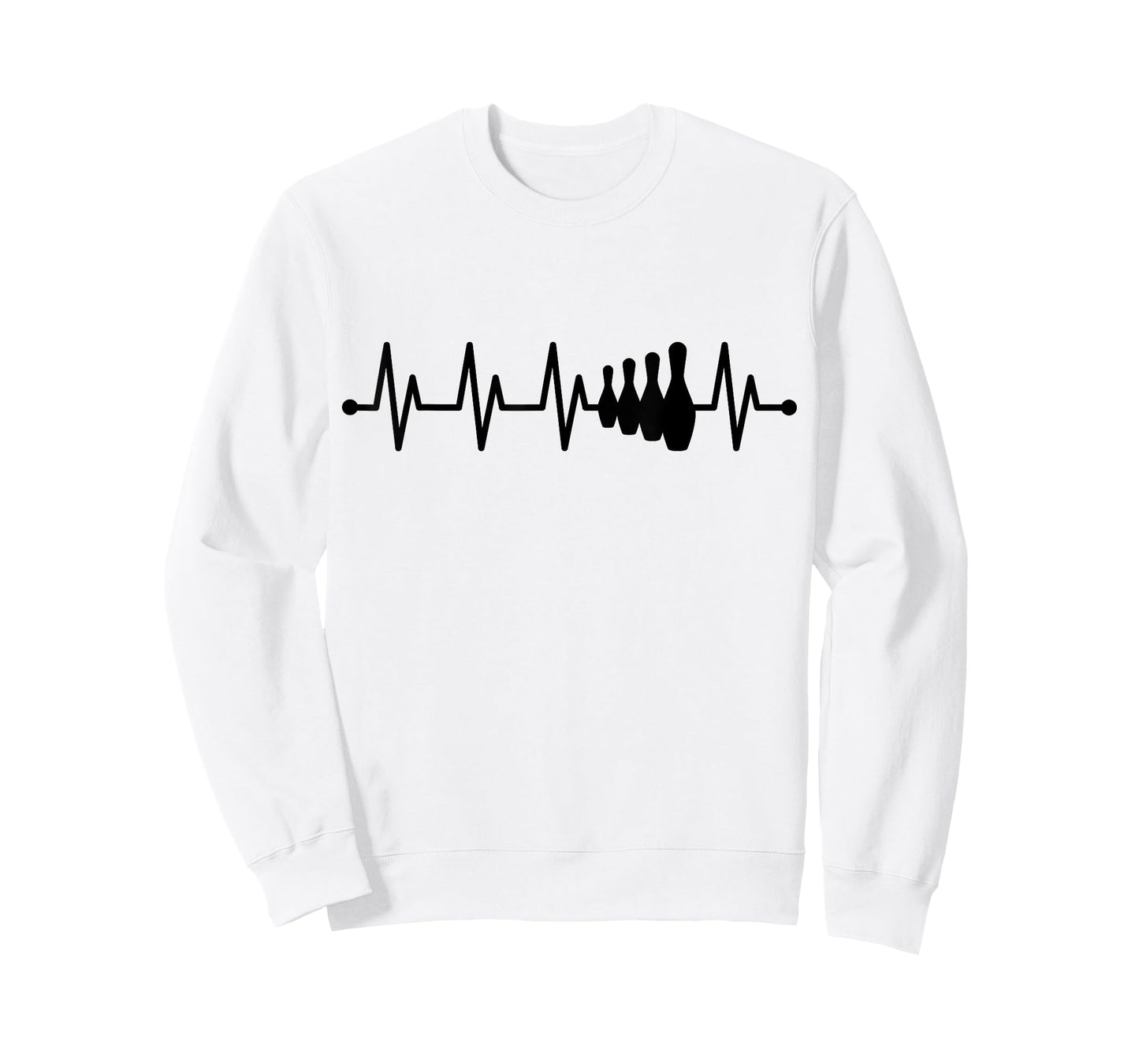 Heartbeat Bowling ECG Pulse Bowling Ball Bowler T-Shirt