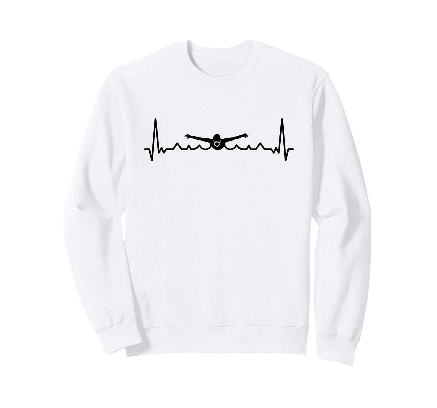Swimming Heartbeat For Swimmers T-Shirt