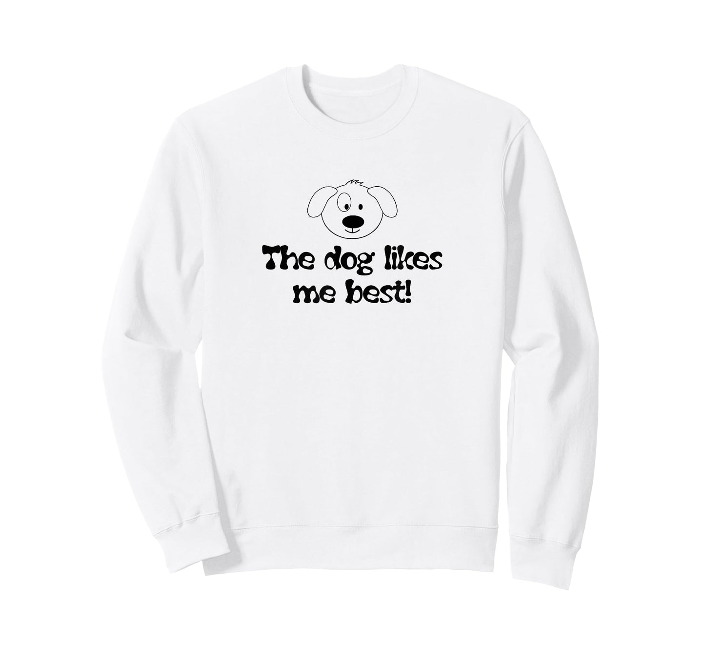 "Dog Likes Me Best" Funny Pet Owner T-shirt for Dog Lovers T-Shirt