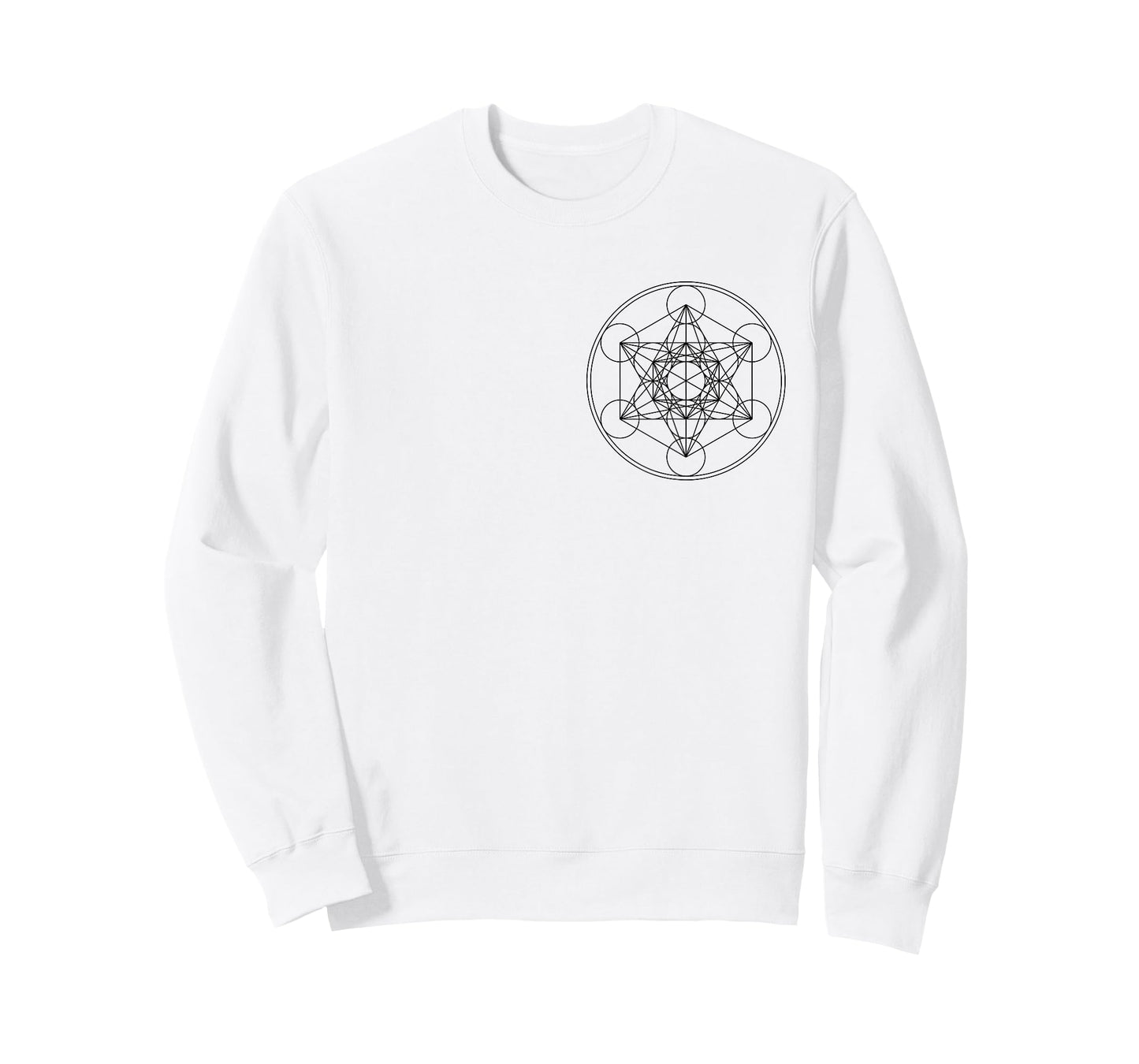 Metatronscube, Sacred Geometry, Platonic Solids, Yoga T-Shirt