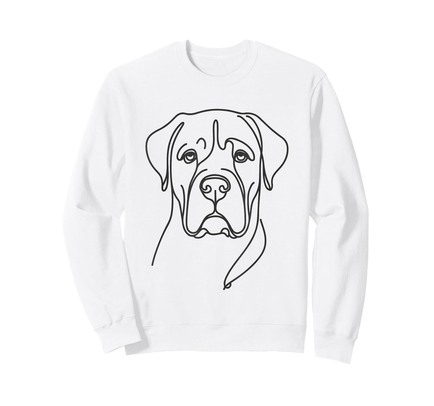 Line Art Dad Mom Dog - Cane Corso T-Shirt
