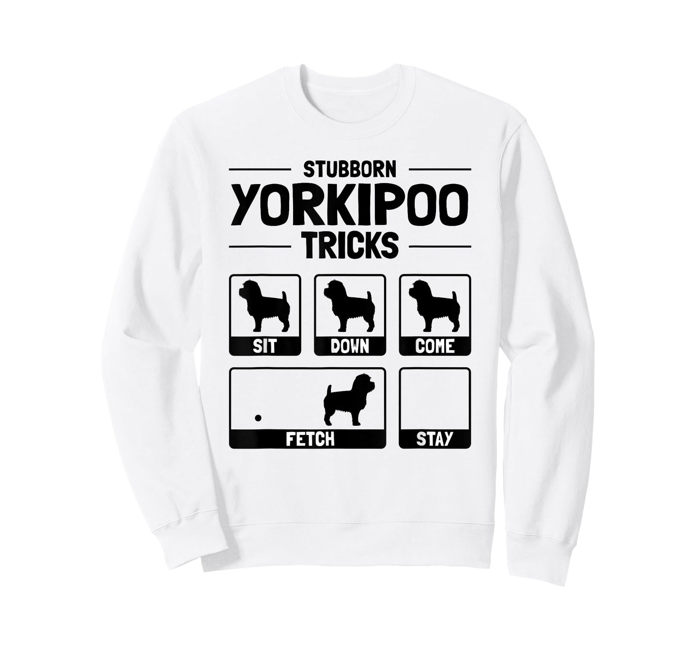 Hilarious Yorkipoo Dog Owner Meme Dog Training Tee Men Women Kids T-Shirt