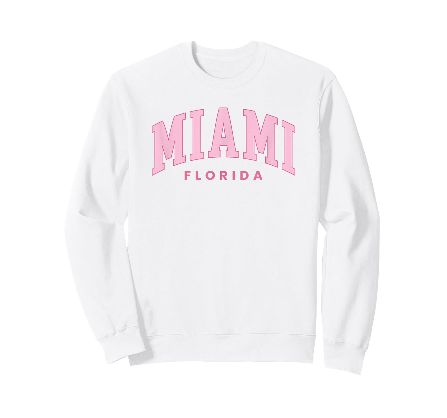 Retro Miami Florida Vintage Arch Preppy Throwback Girls Kid T-Shirt