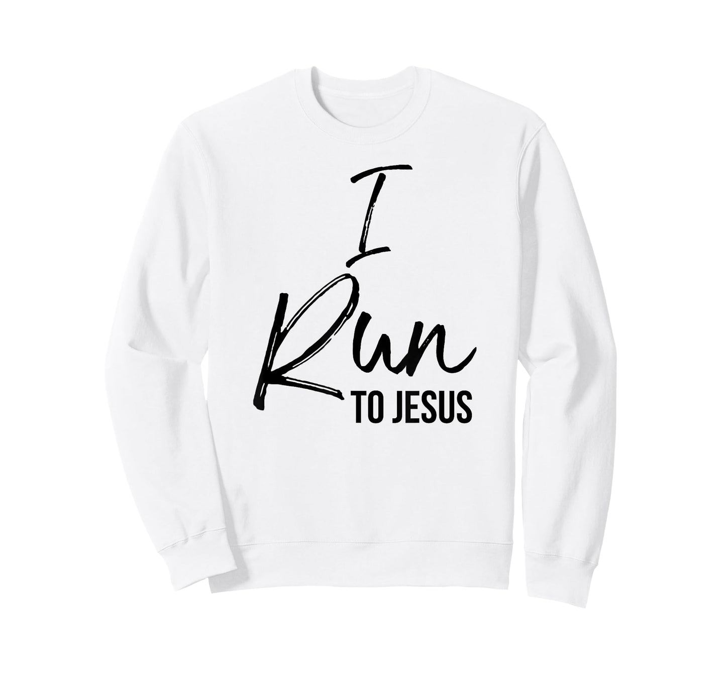 I Run To Jesus Shirt Christian T-Shirt Workout Running Gear