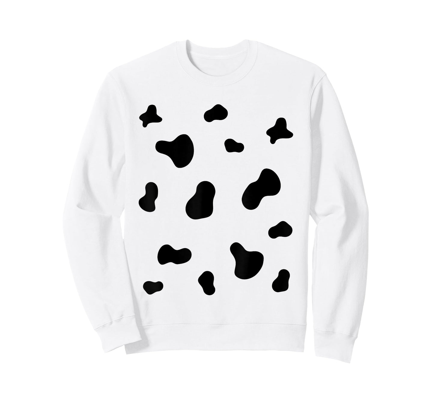 Cute Dalmatian Halloween Costume Dog Black Spots Pattern Men Women Kids T-Shirt