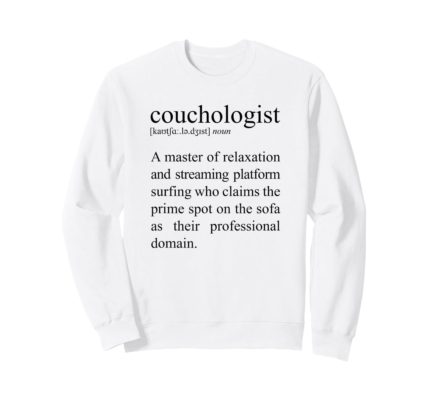 Couchologist Definition, Couch Relaxation T-Shirt